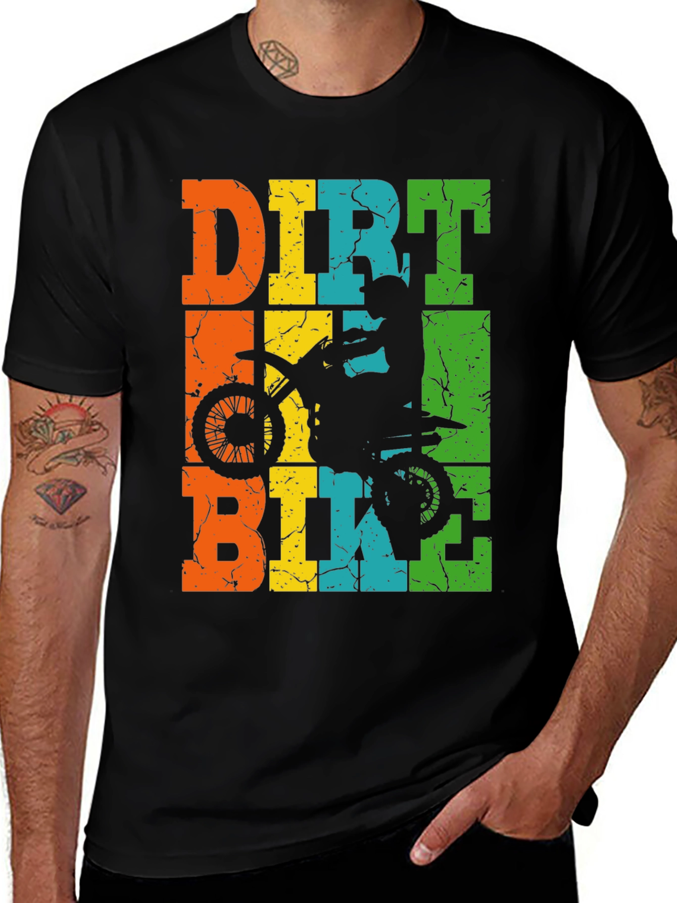 Dirt Bike T-Shirt: Motocross Rider Design