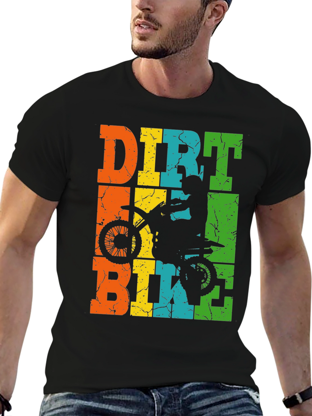 Dirt Bike T-Shirt: Motocross Rider Design