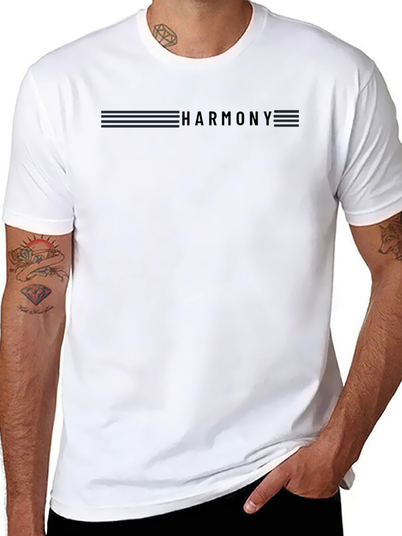 Harmony Graphic Tee - Classic Black T-Shirt
