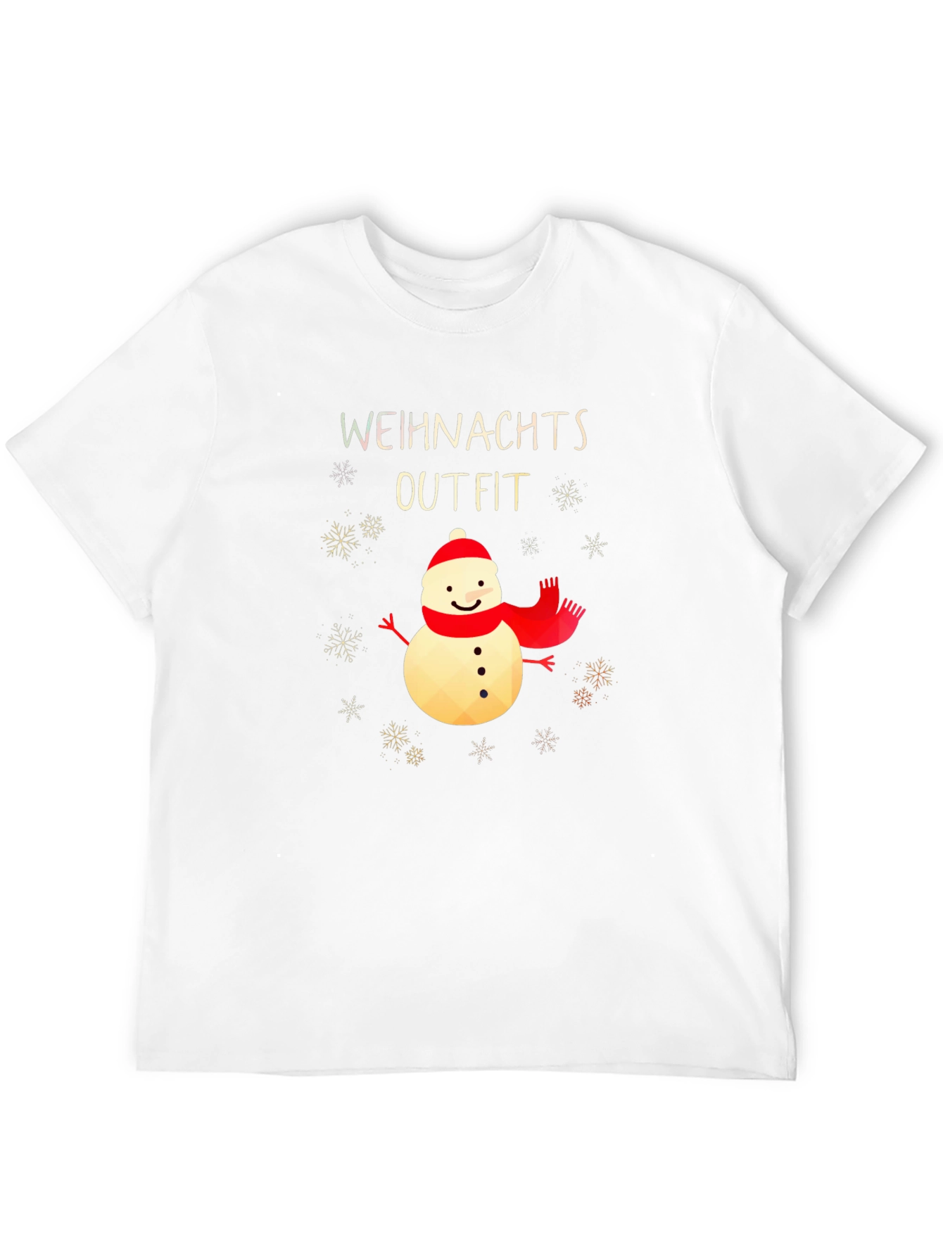 Festive Snowman Christmas Outfit T-Shirt
