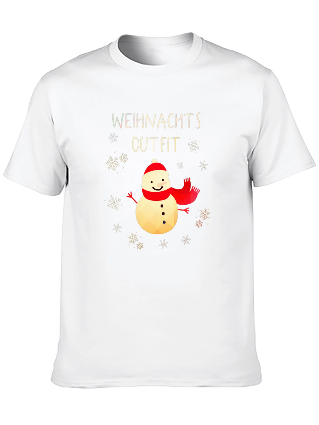 Festive Snowman Christmas Outfit T-Shirt