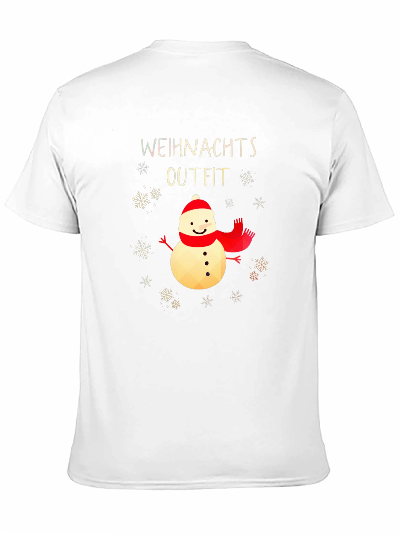 Festive Snowman Christmas Outfit T-Shirt