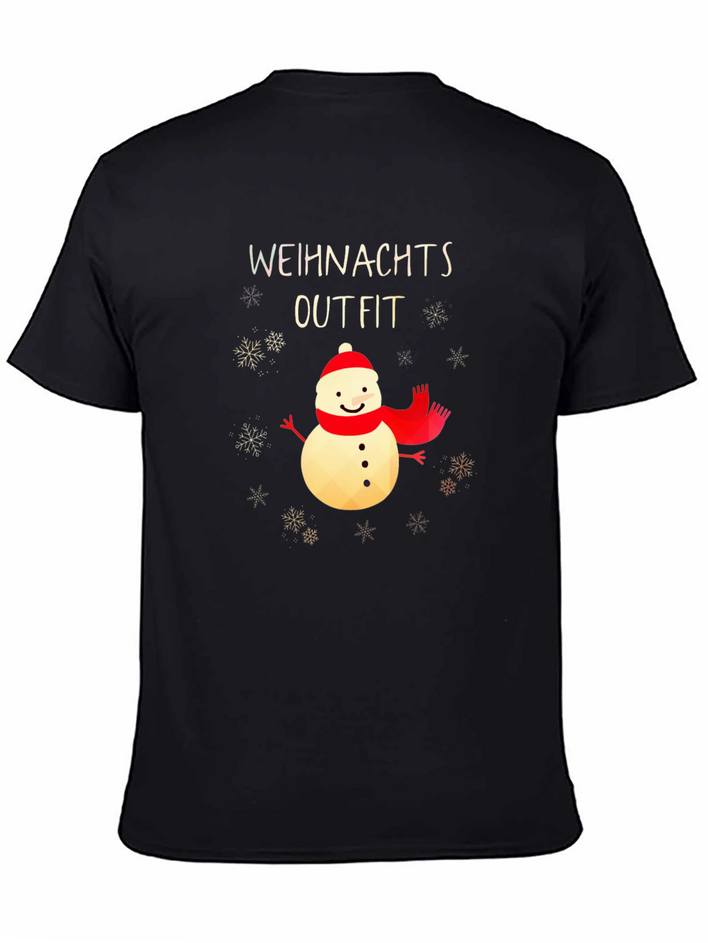Festive Snowman Christmas Outfit T-Shirt