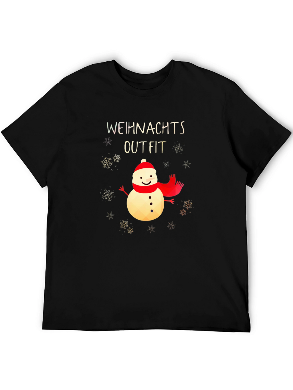 Festive Snowman Christmas Outfit T-Shirt