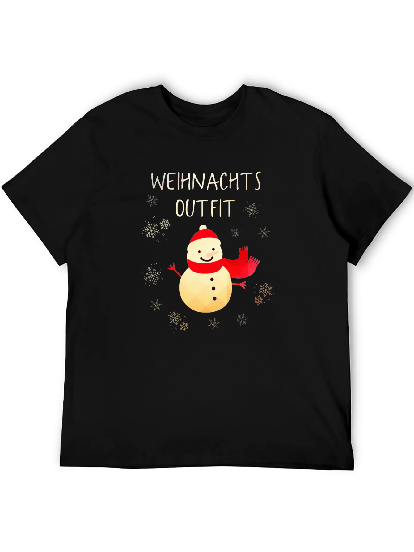 Festive Snowman Christmas Outfit T-Shirt