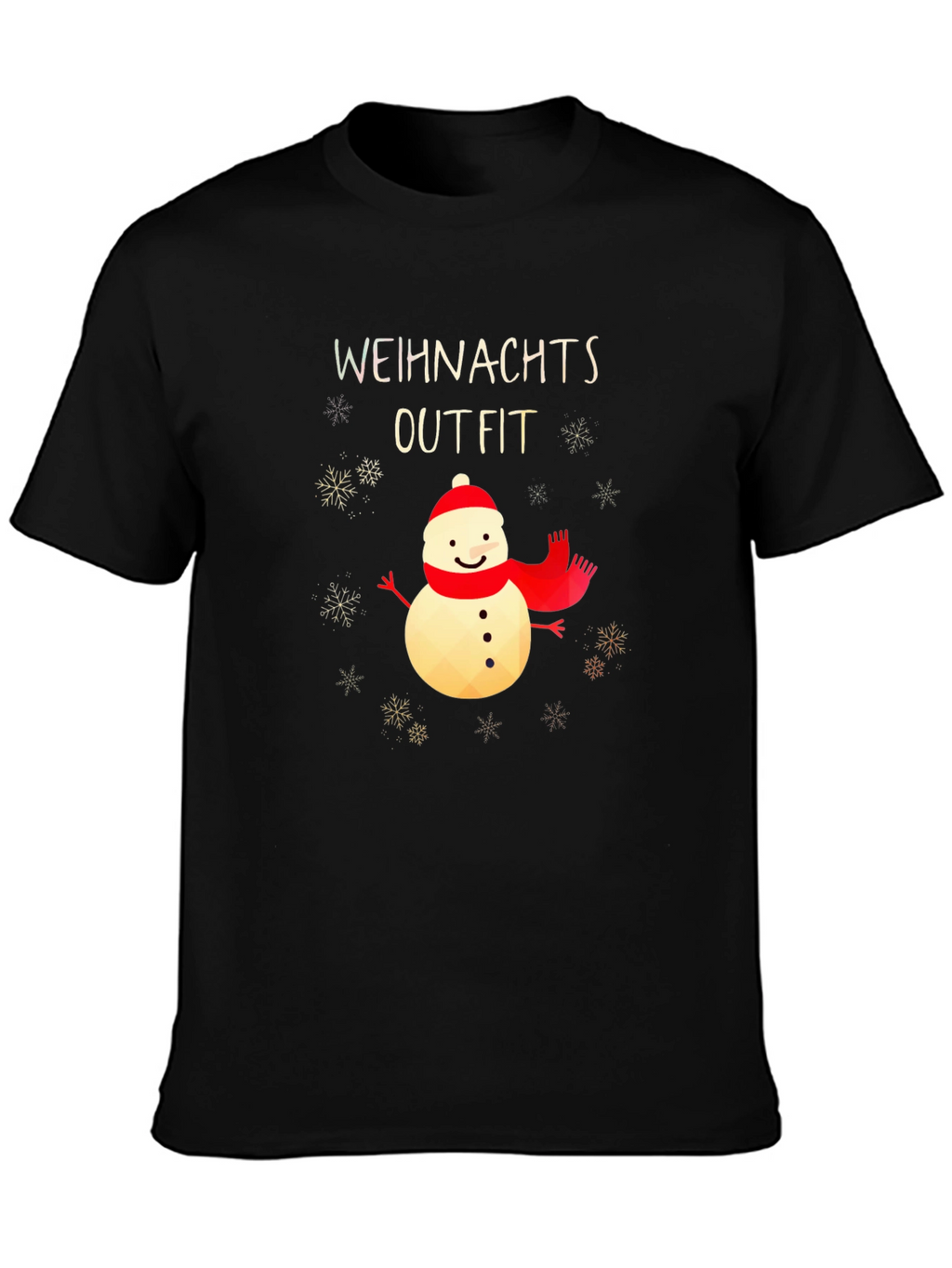 Festive Snowman Christmas Outfit T-Shirt