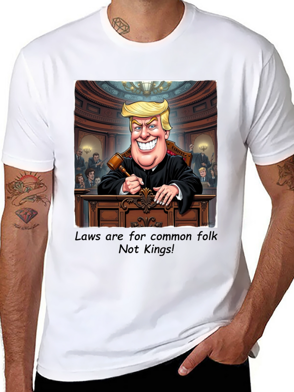 Political Humor T-Shirt - Judge Trump