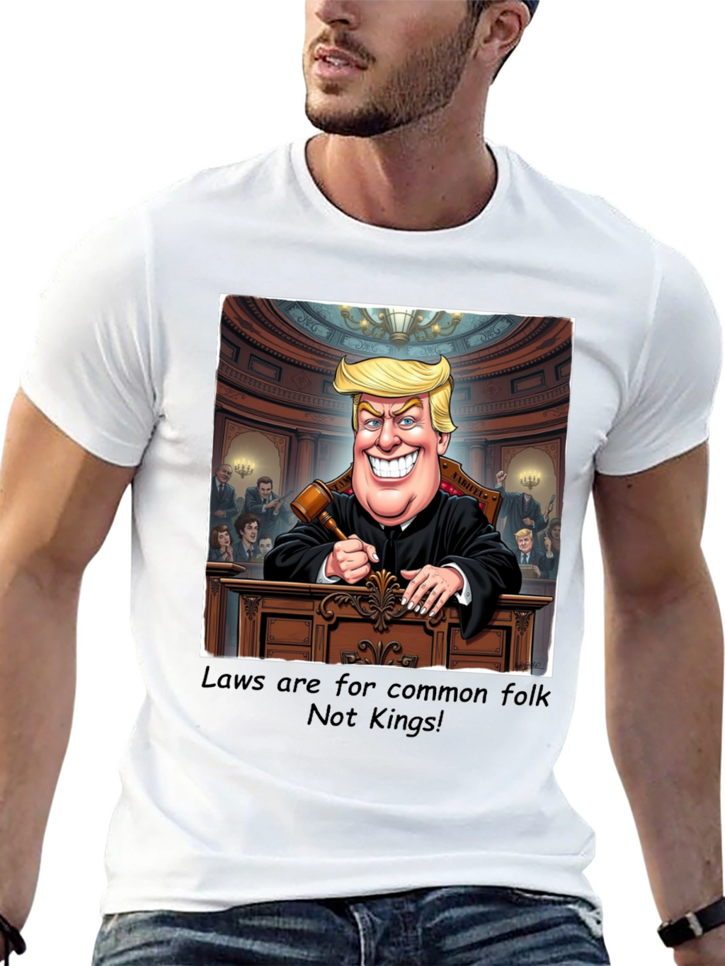 Political Humor T-Shirt - Judge Trump