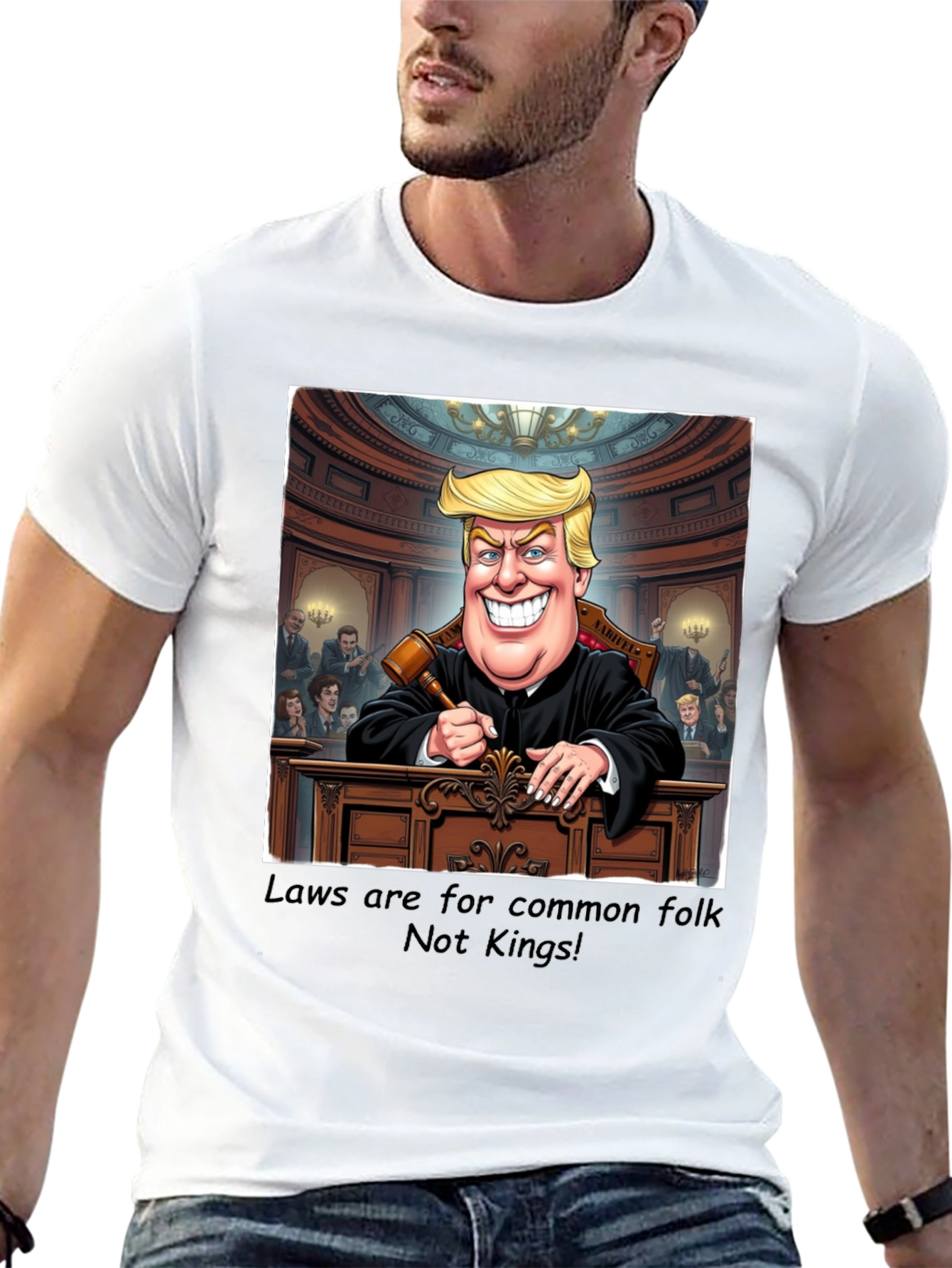 Political Humor T-Shirt - Judge Trump