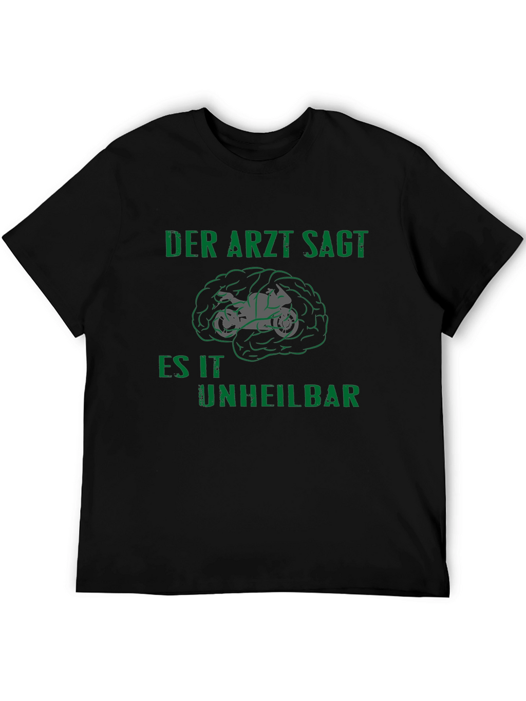 Motorcycle Brain T-Shirt - Incurable Design