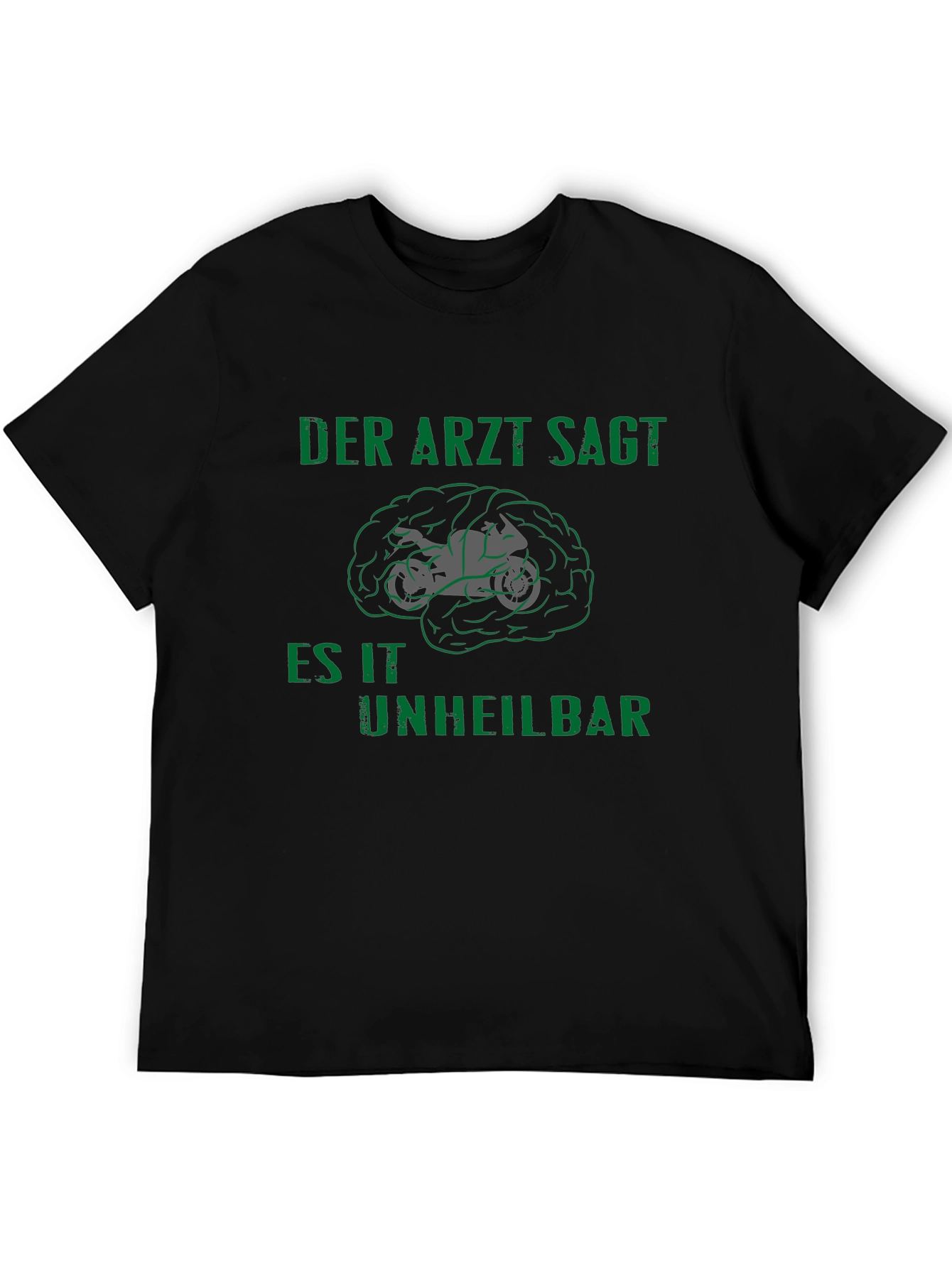 Motorcycle Brain T-Shirt - Incurable Design