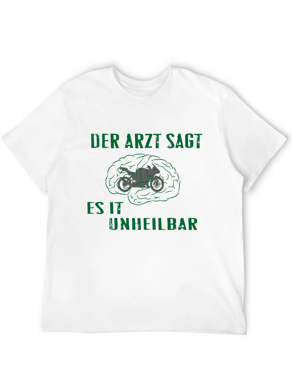 Motorcycle Brain T-Shirt - Incurable Design