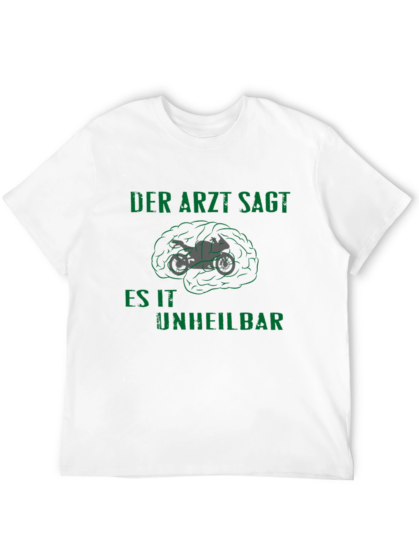 Motorcycle Brain T-Shirt - Incurable Design