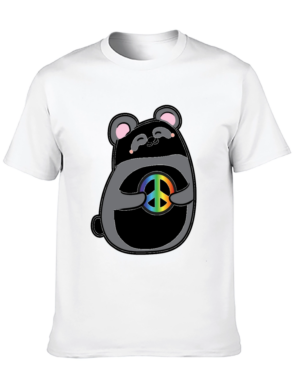 Peace Panda Graphic T-Shirt