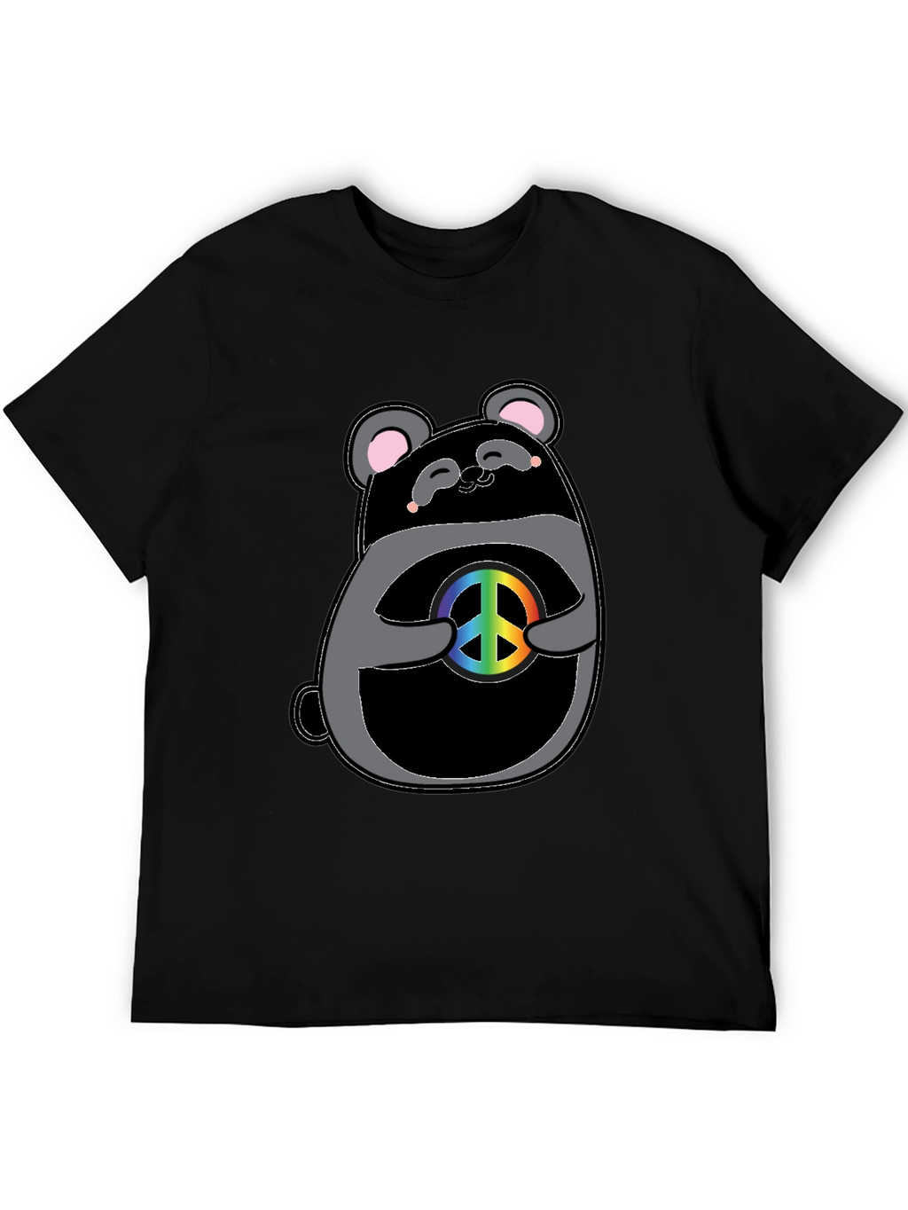 Peace Panda Graphic T-Shirt