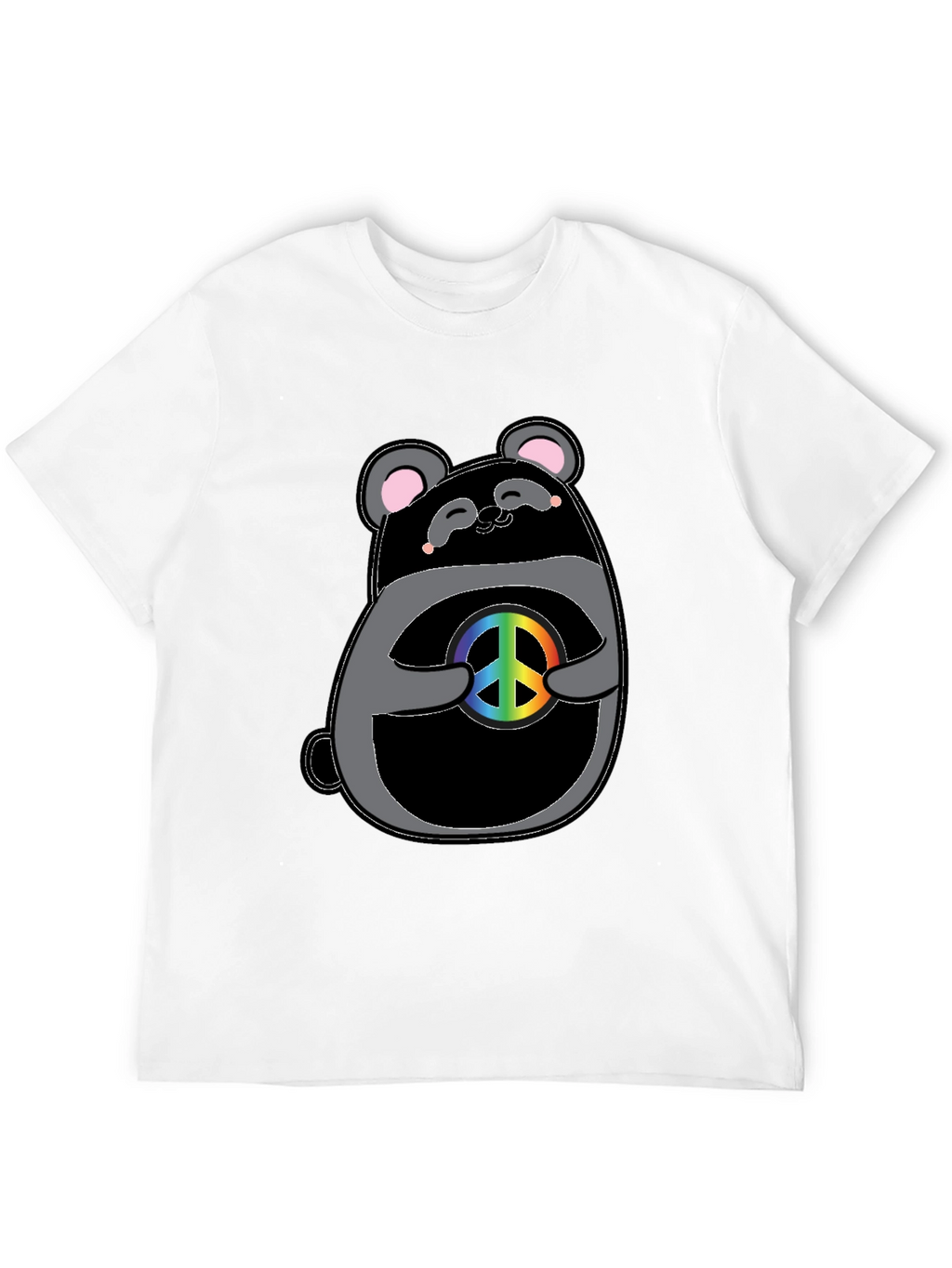 Peace Panda Graphic T-Shirt