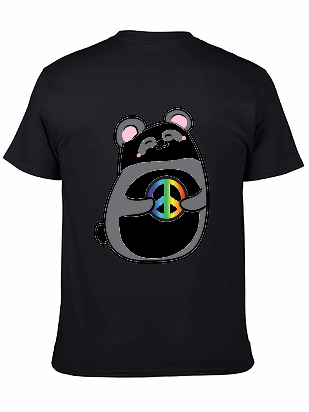 Peace Panda Graphic T-Shirt