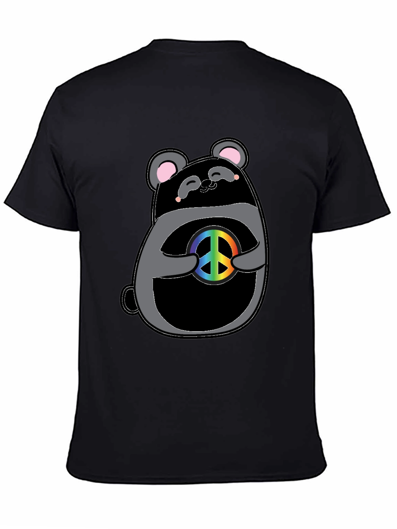 Peace Panda Graphic T-Shirt