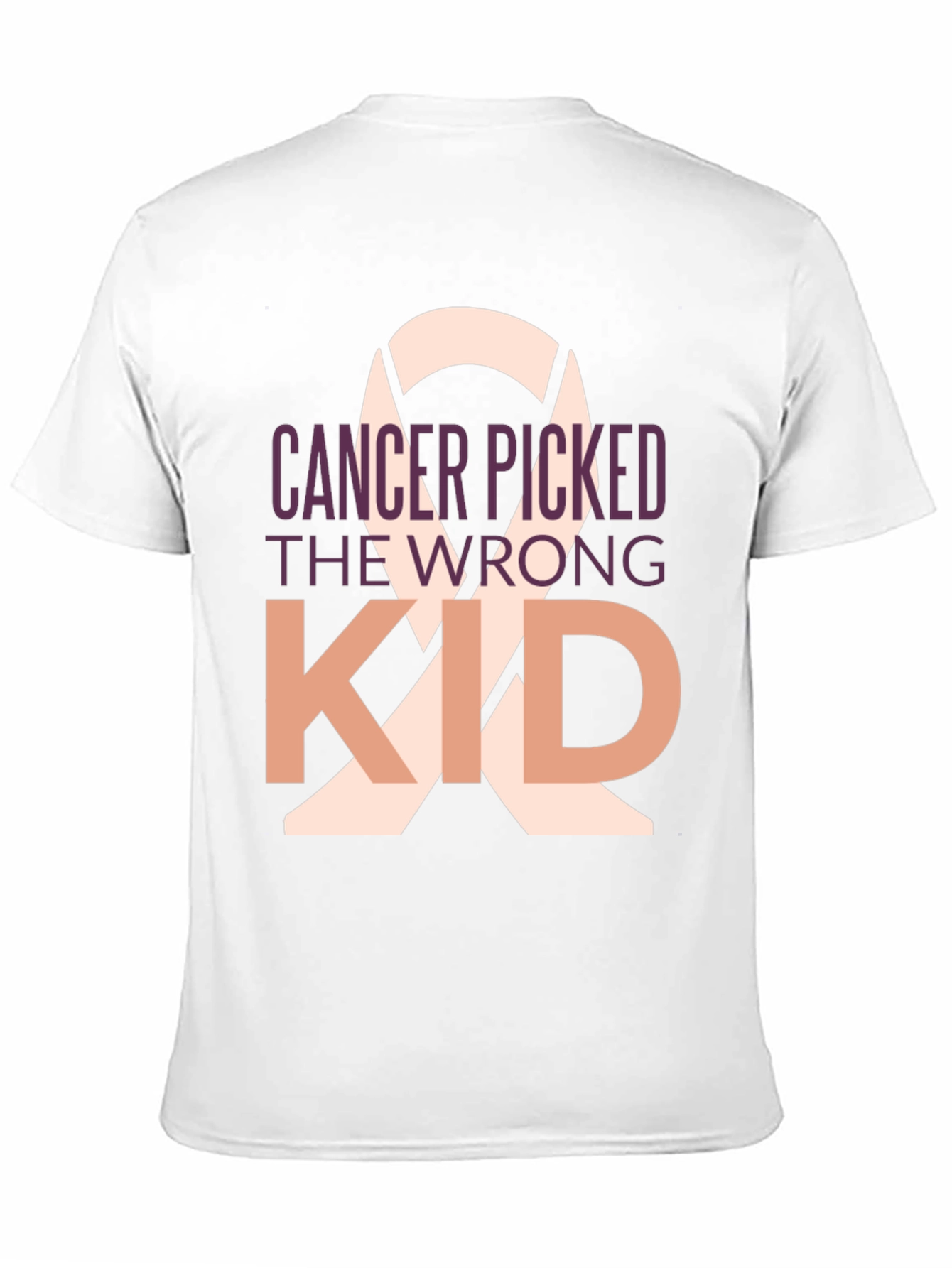 Cancer Picked the Wrong Kid Black T-Shirt