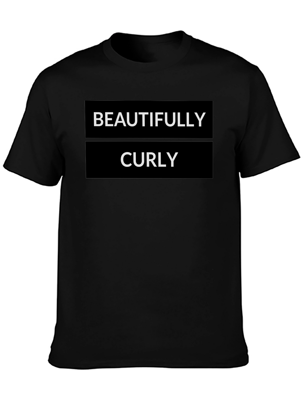 Beautifully Curly Black Graphic Tee
