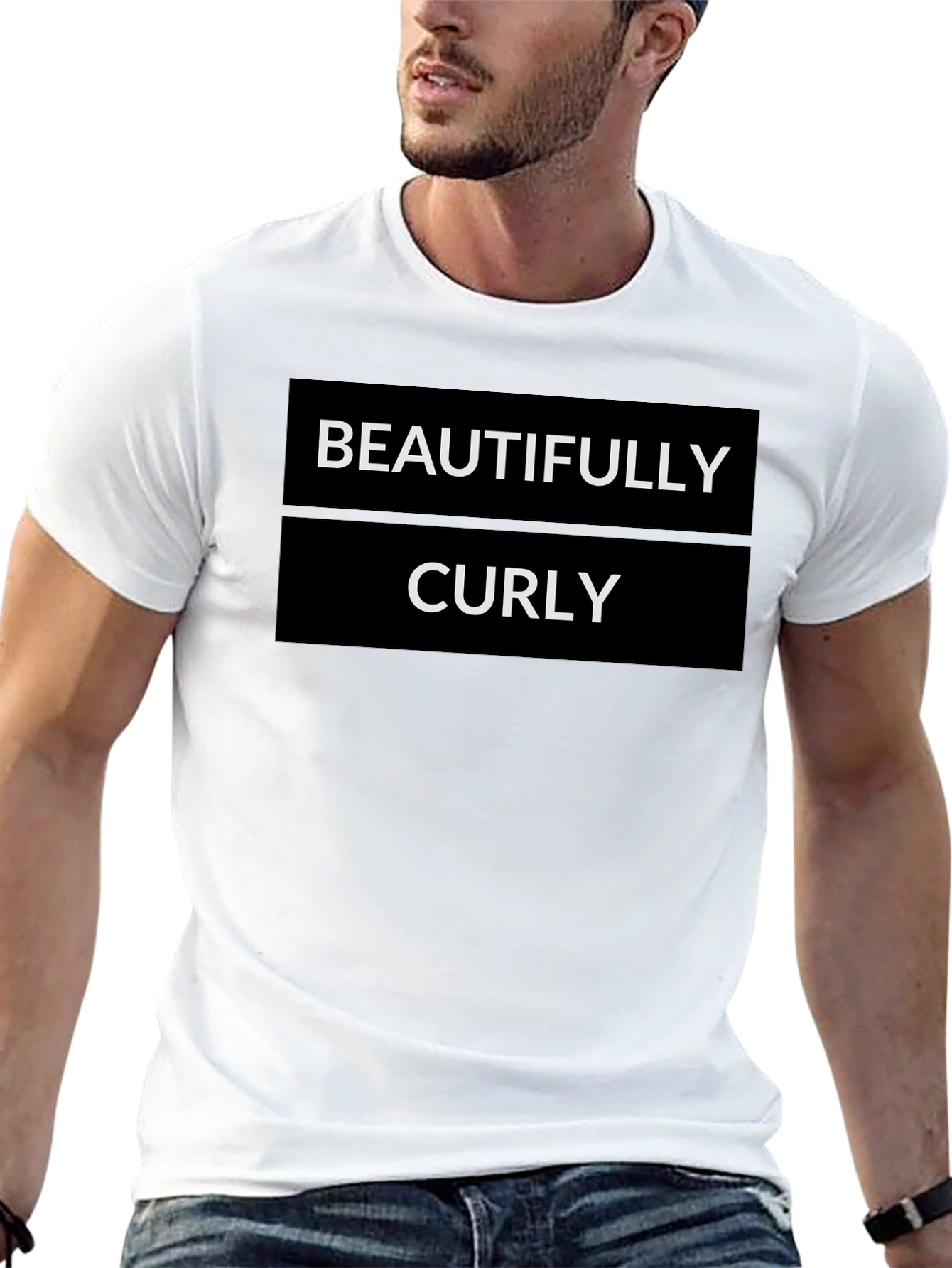 Beautifully Curly Black Graphic Tee