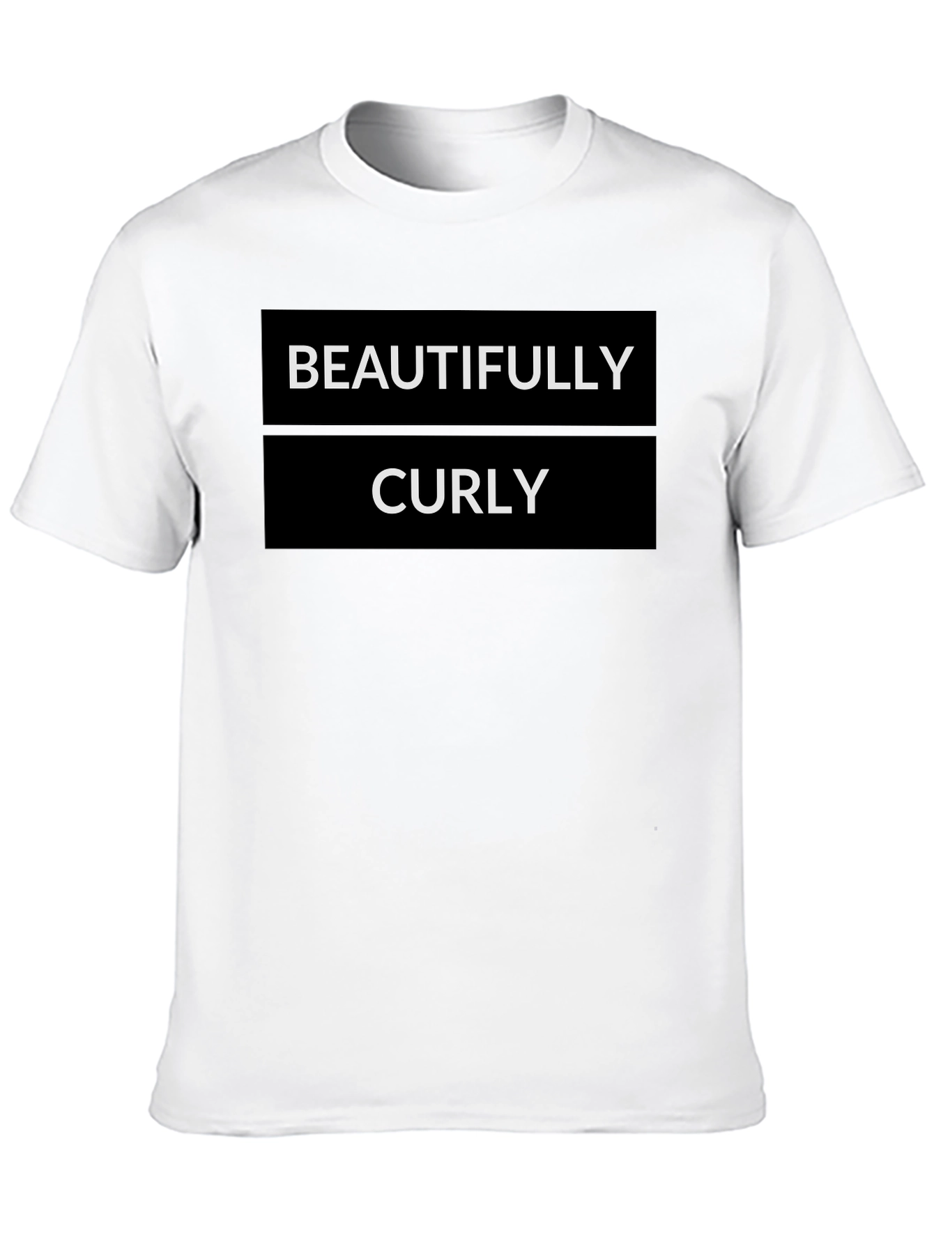 Beautifully Curly Black Graphic Tee