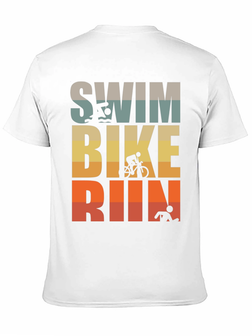 Triathlon T-Shirt: Swim Bike Run!