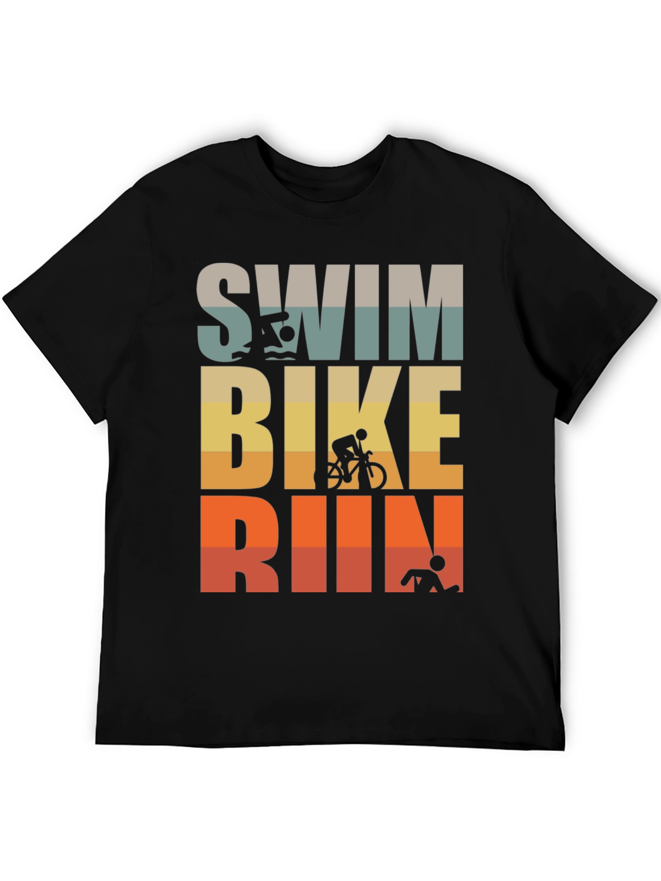 Triathlon T-Shirt: Swim Bike Run!