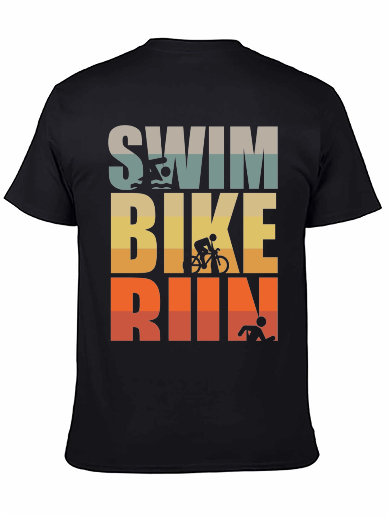 Triathlon T-Shirt: Swim Bike Run!