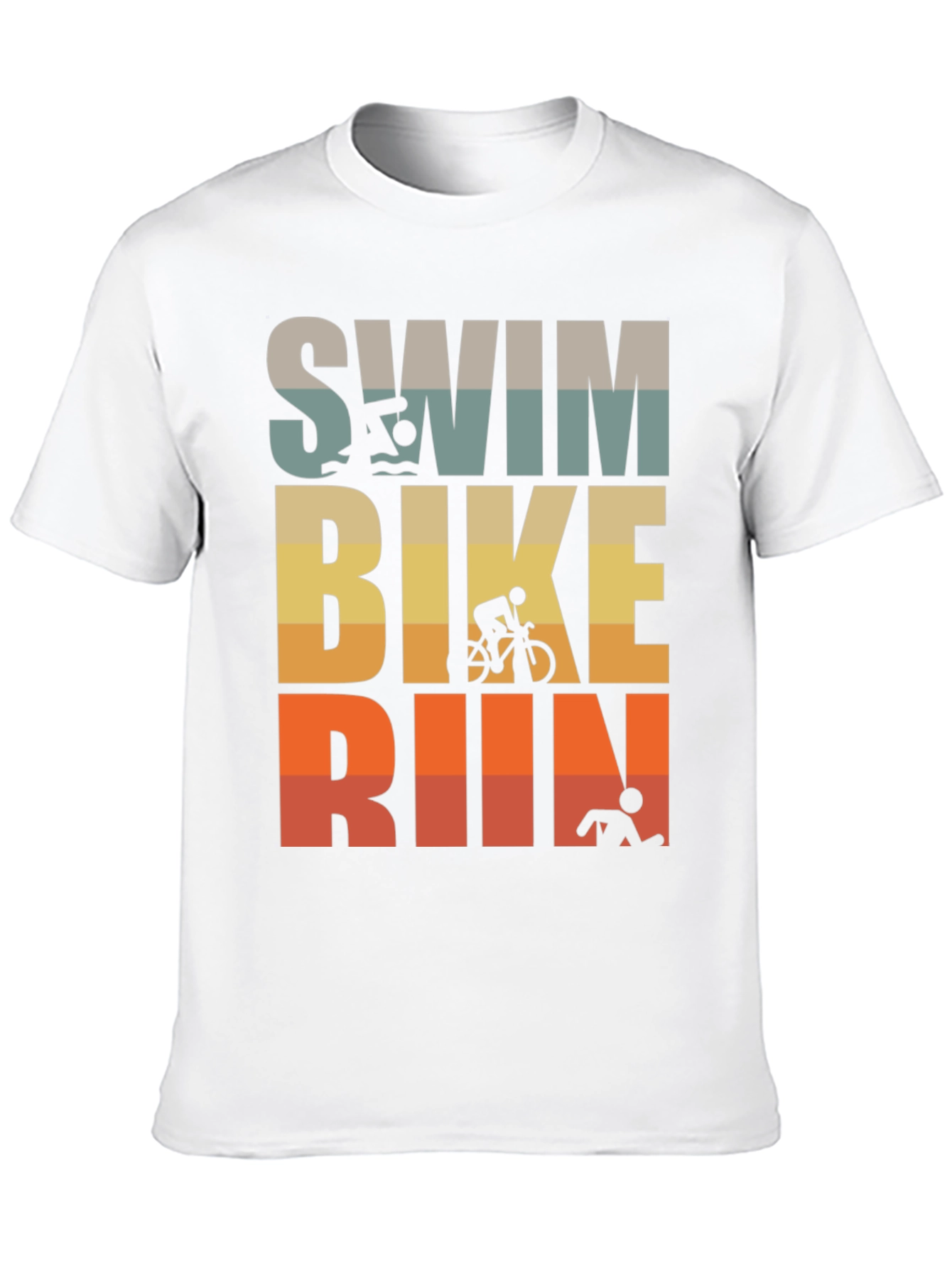 Triathlon T-Shirt: Swim Bike Run!