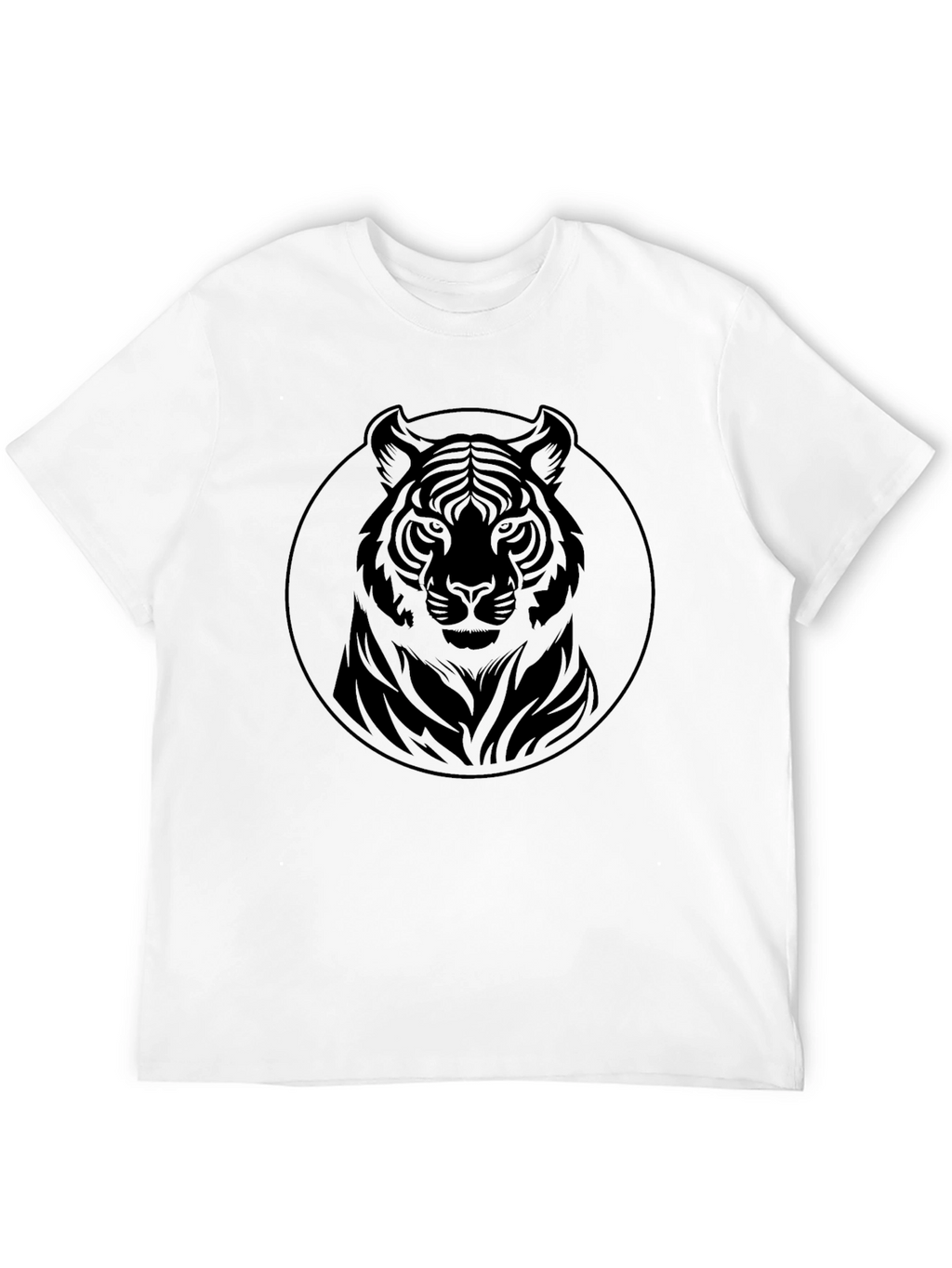 Tiger Graphic Tee - Mens Black T-Shirt
