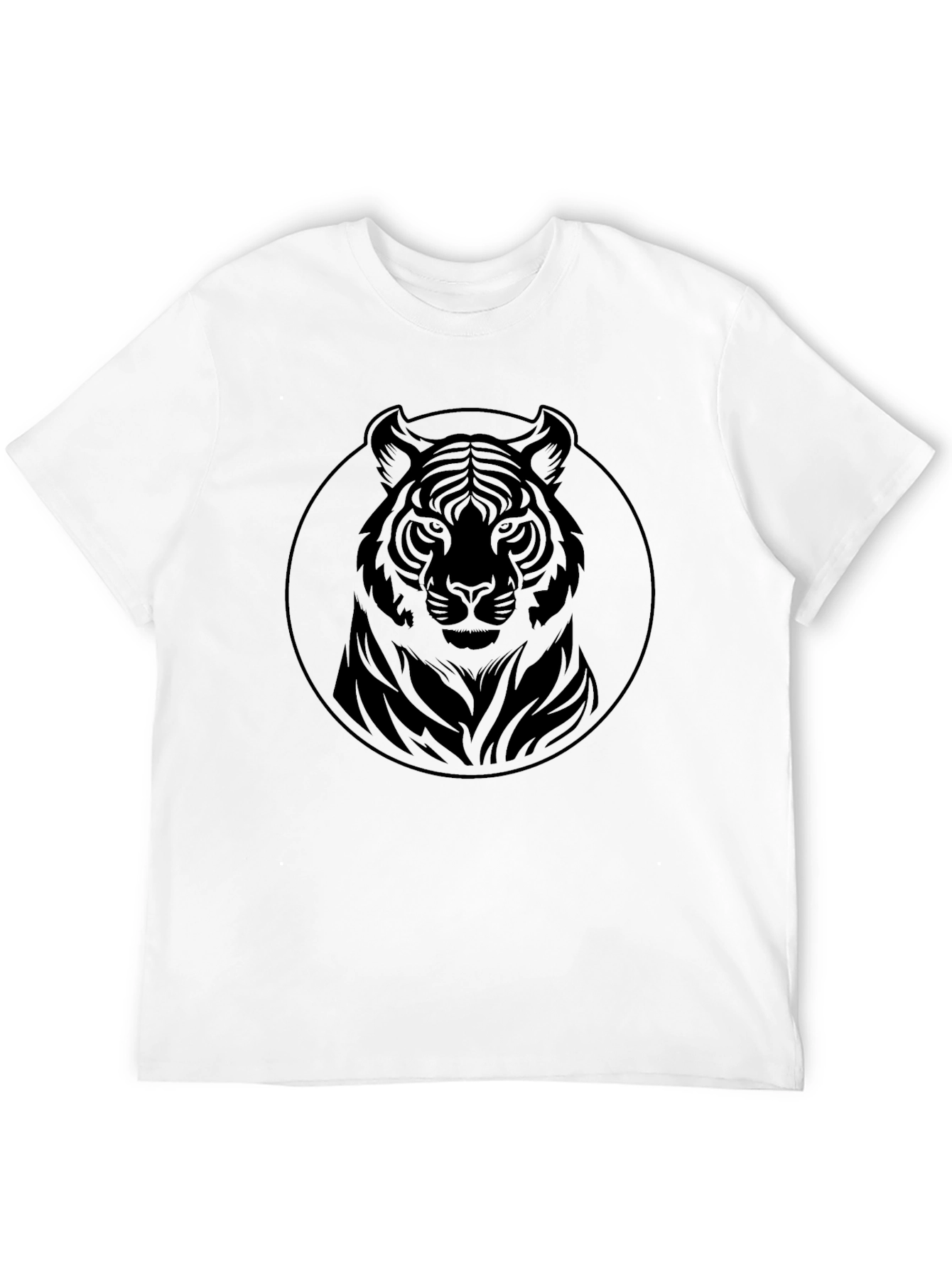 Tiger Graphic Tee - Mens Black T-Shirt