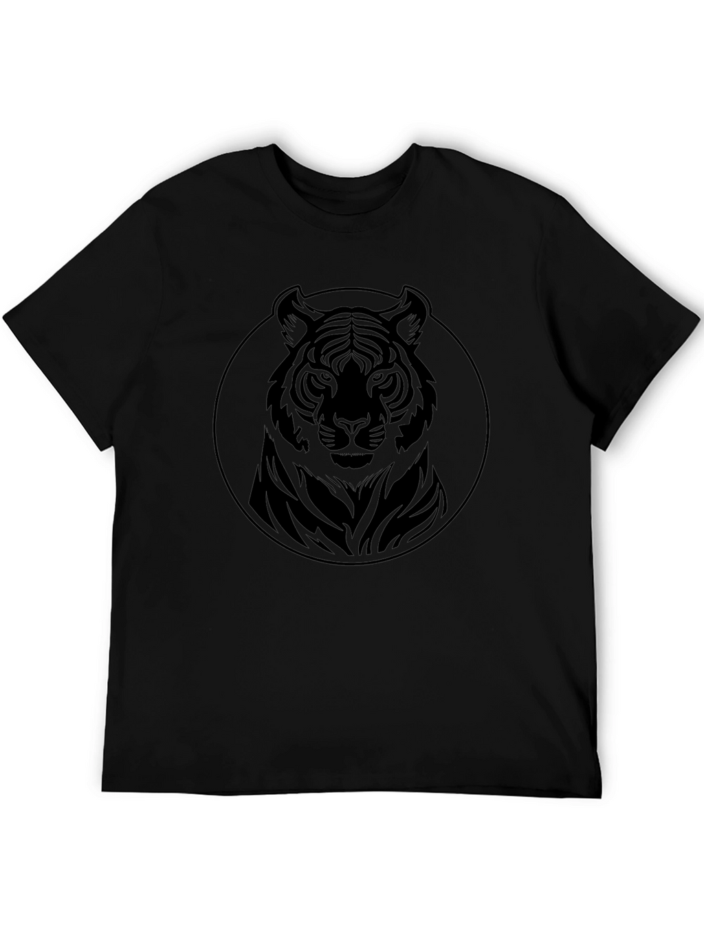 Tiger Graphic Tee - Mens Black T-Shirt