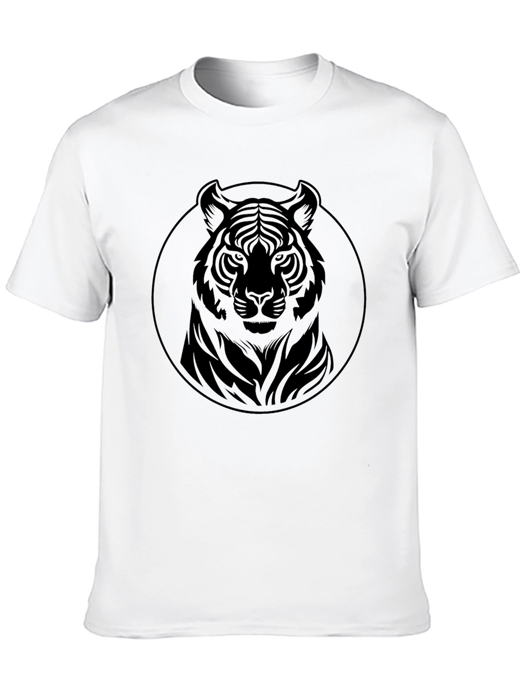 Tiger Graphic Tee - Mens Black T-Shirt