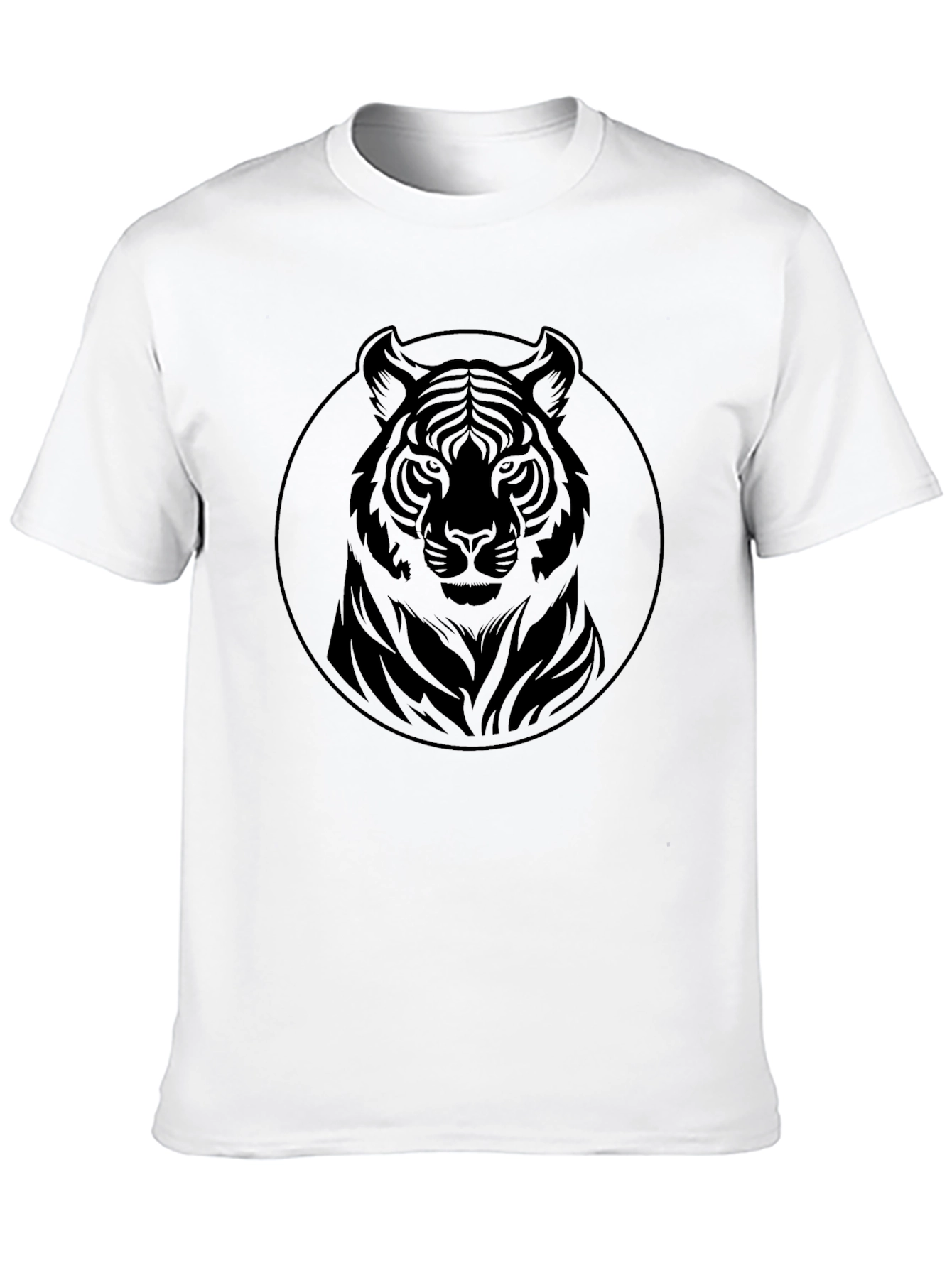 Tiger Graphic Tee - Mens Black T-Shirt