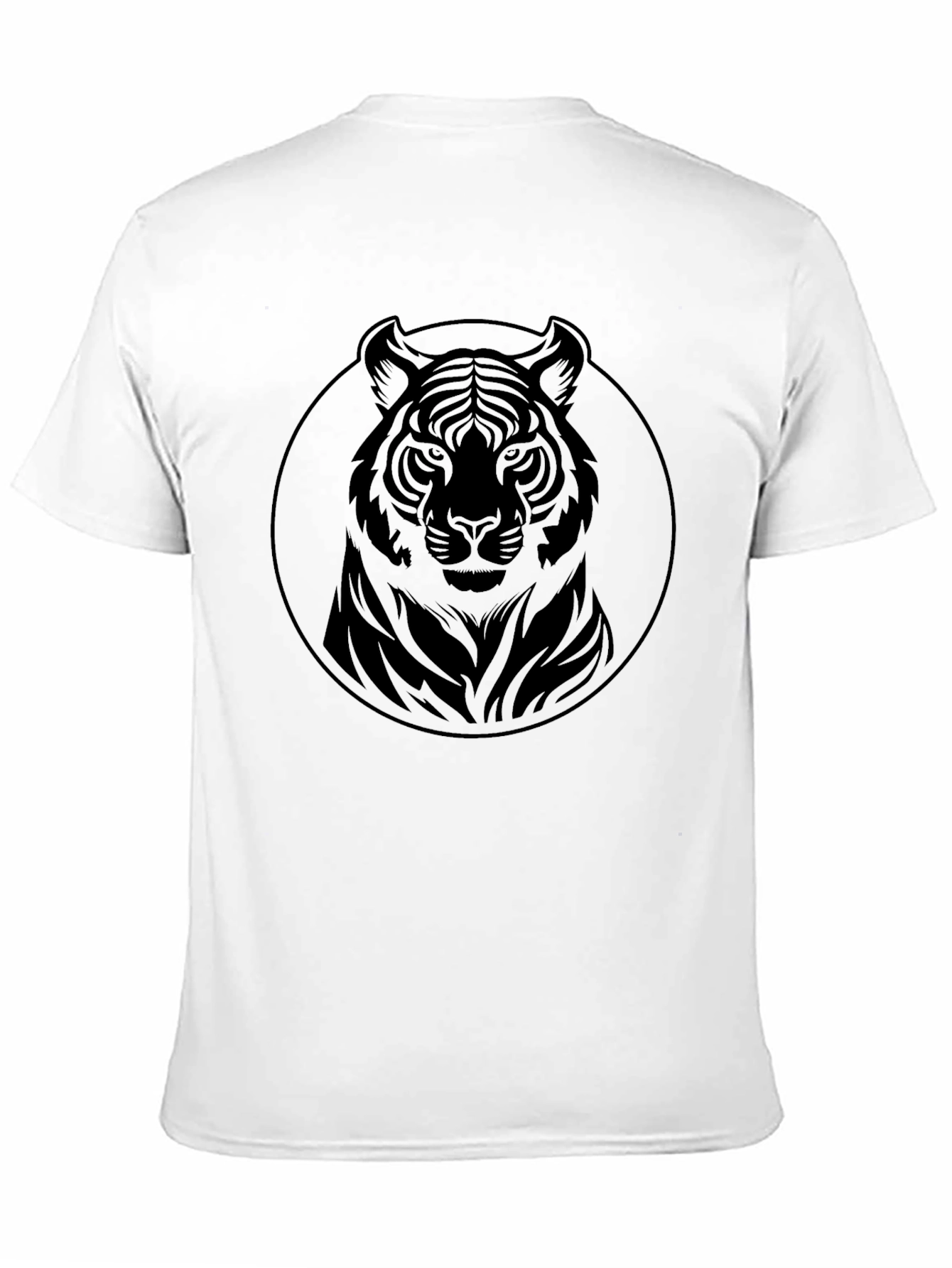 Tiger Graphic Tee - Mens Black T-Shirt