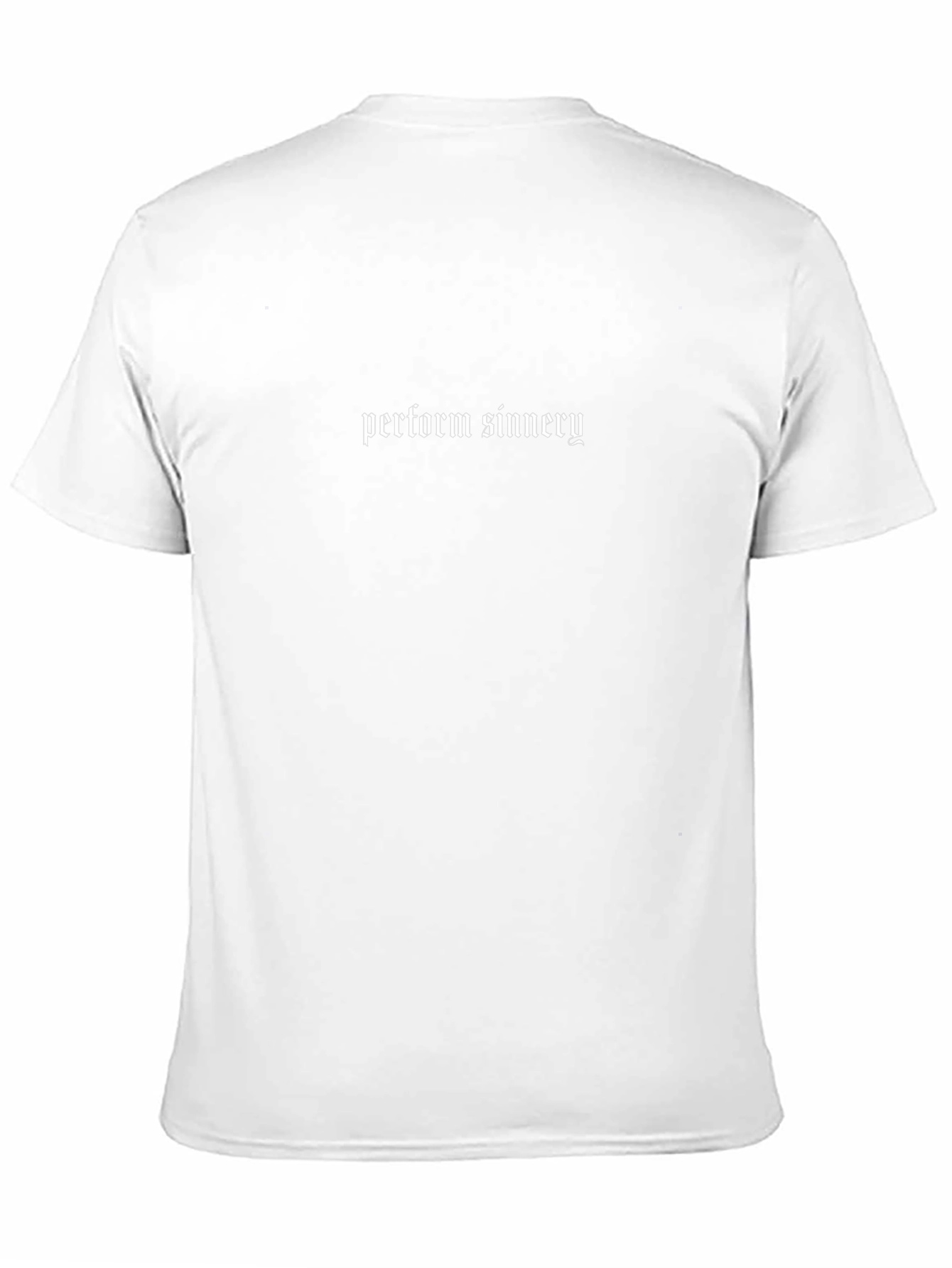 Perform Sinnery T-Shirt Black Cotton Graphic Print