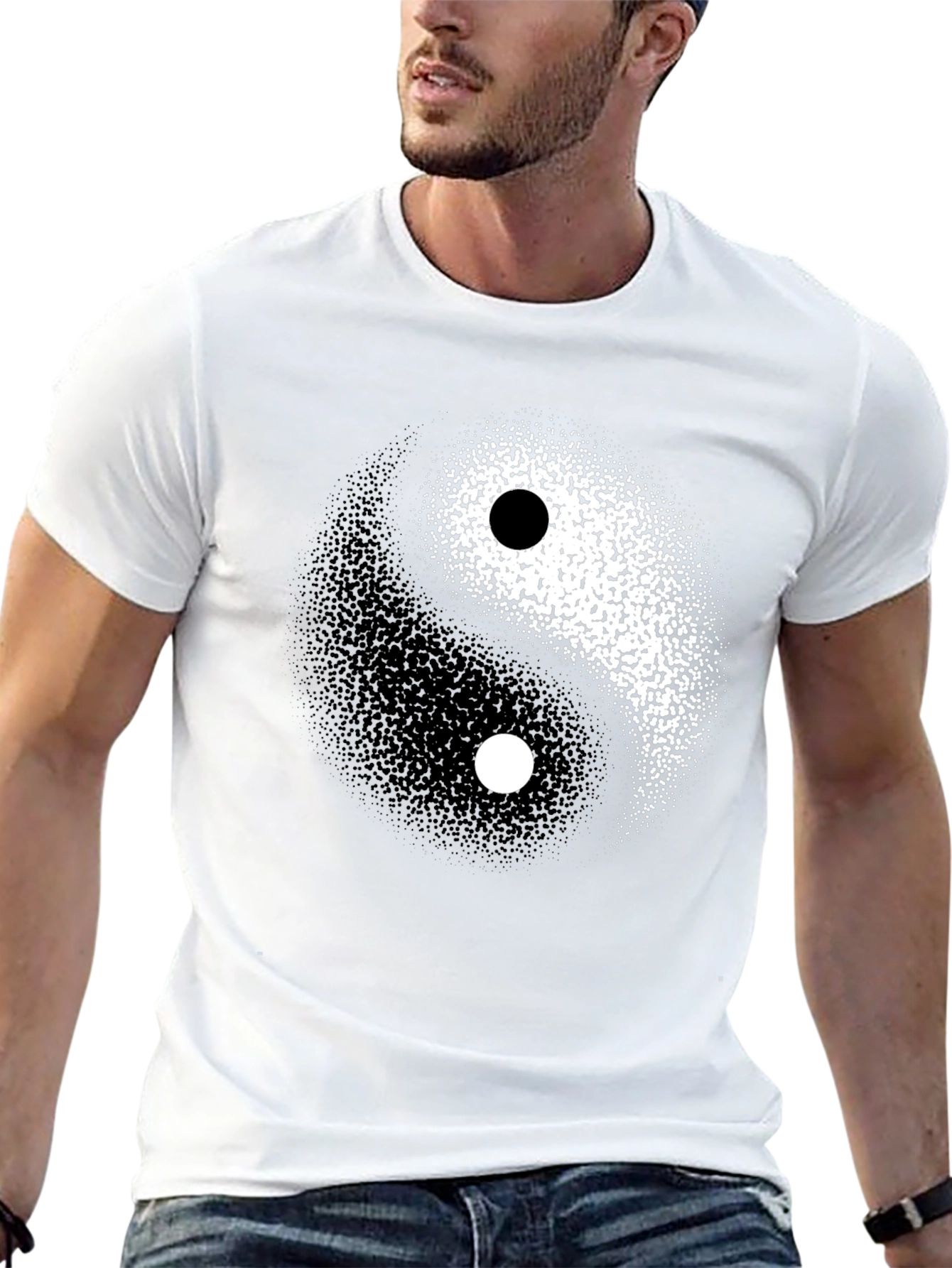 Yin Yang Graphic Tee - Balance & Style