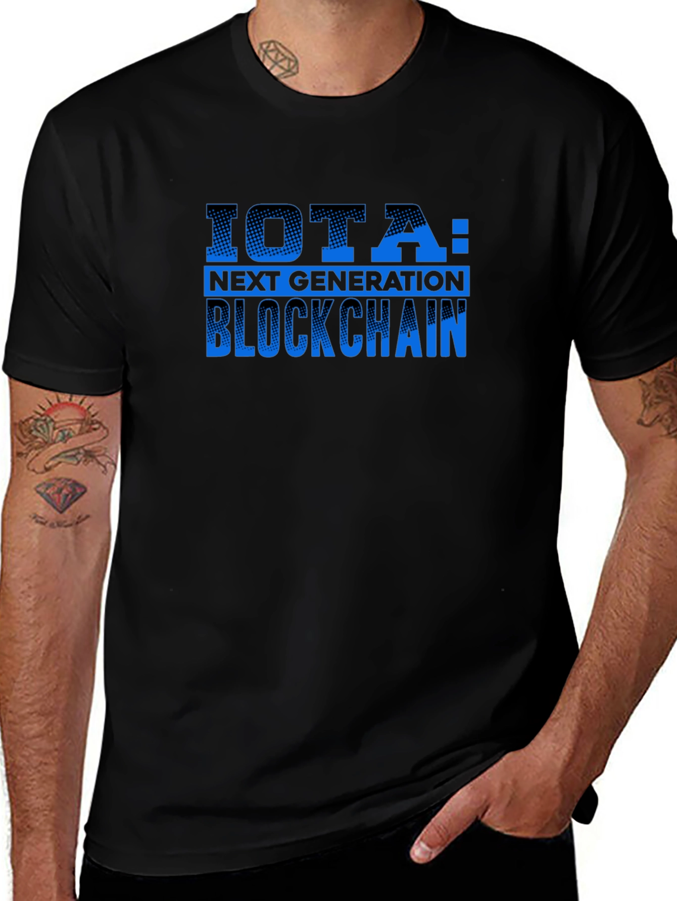 IOTA Next Generation Blockchain T-Shirt - Black