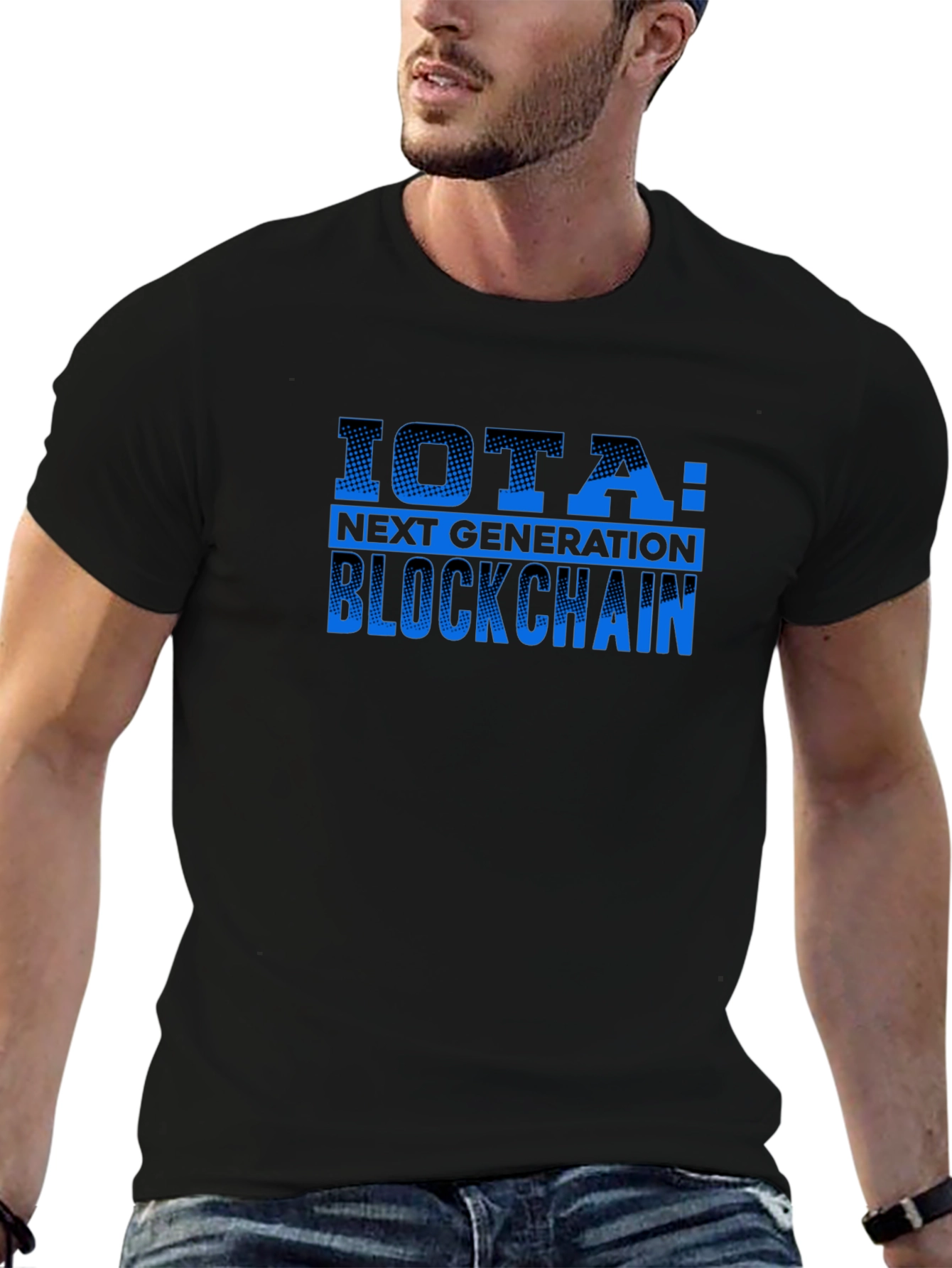 IOTA Next Generation Blockchain T-Shirt - Black
