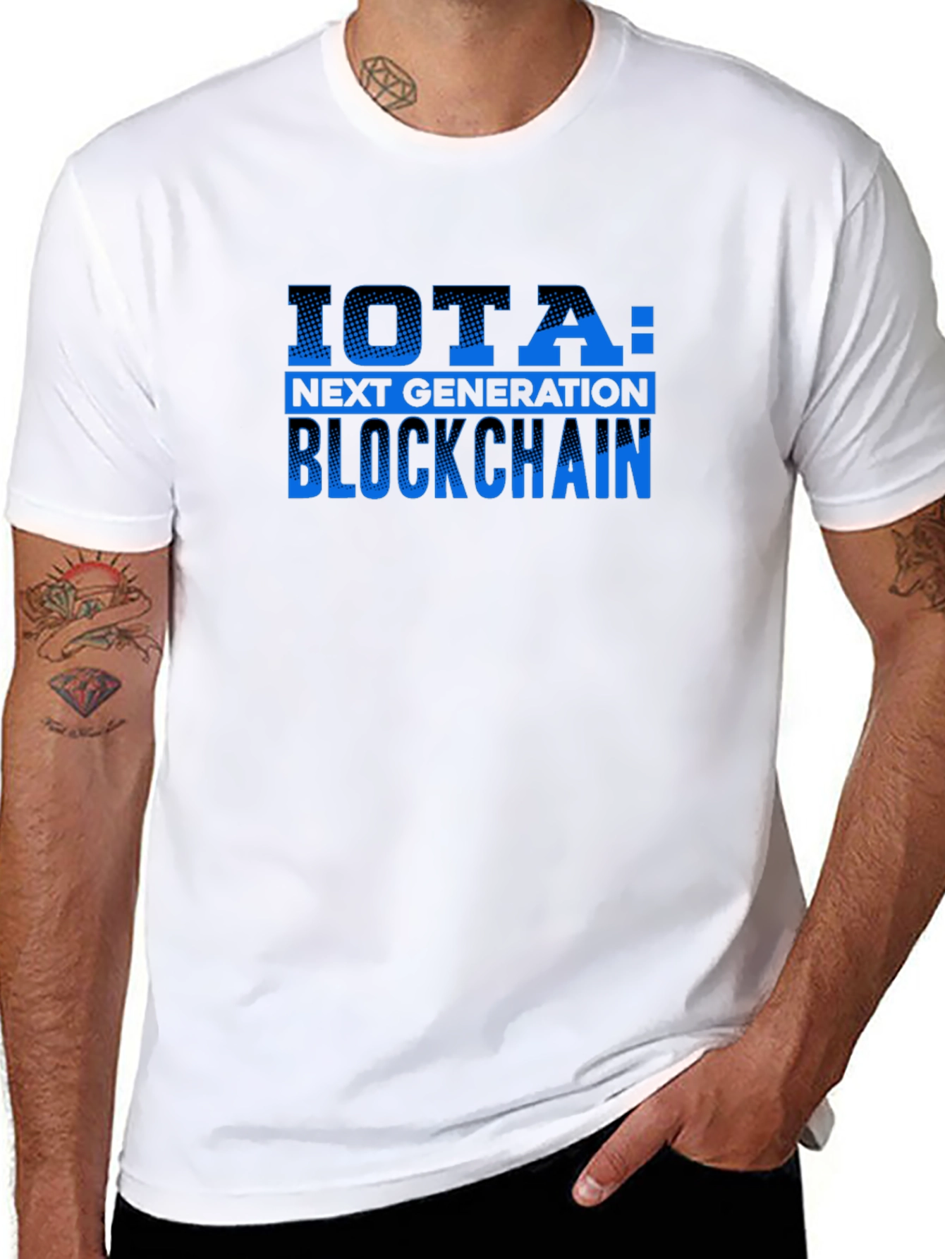 IOTA Next Generation Blockchain T-Shirt - Black