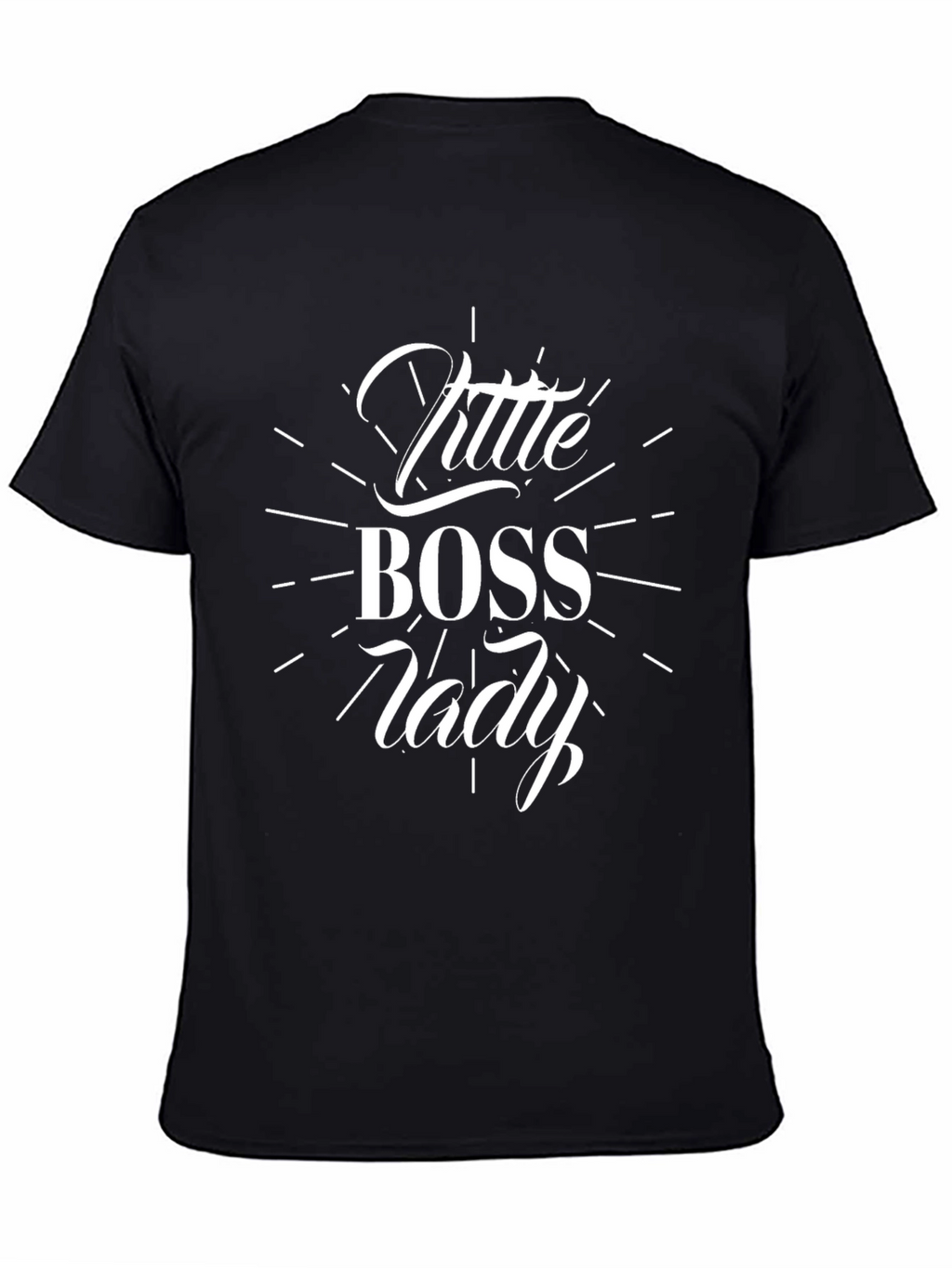 Little Boss Lady Black T-Shirt