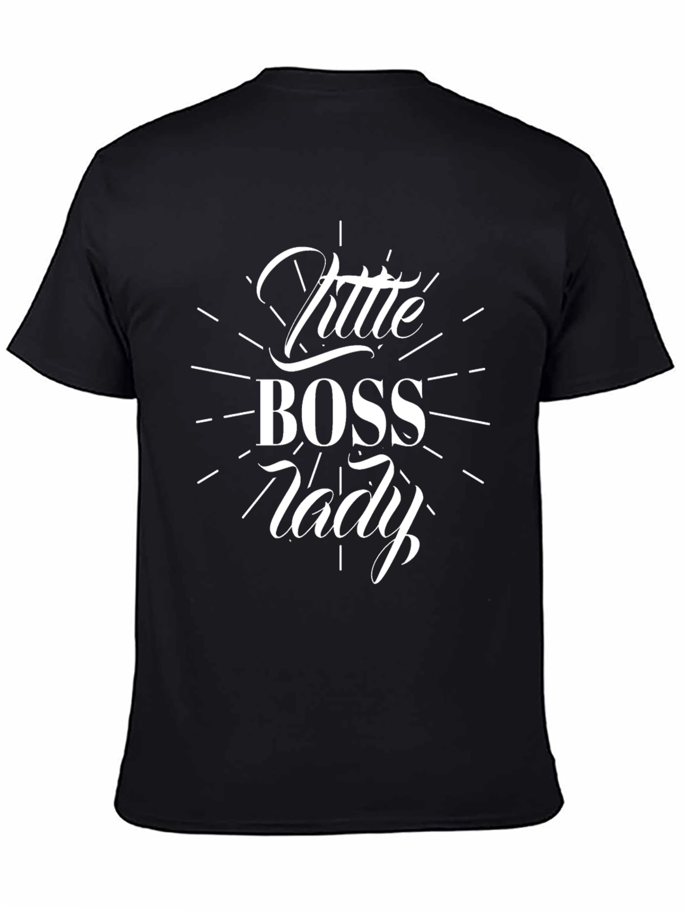 Little Boss Lady Black T-Shirt