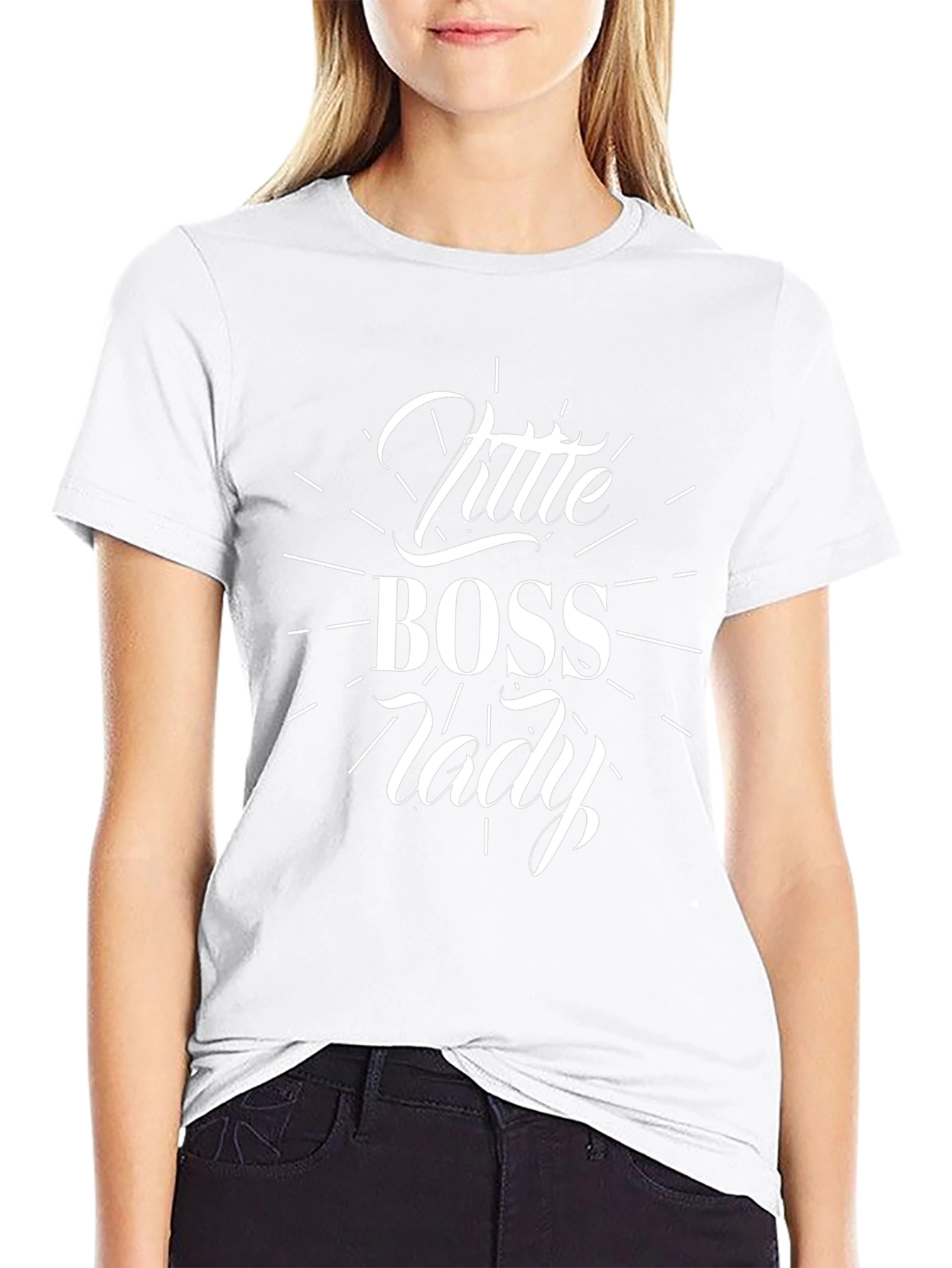 Little Boss Lady Black T-Shirt