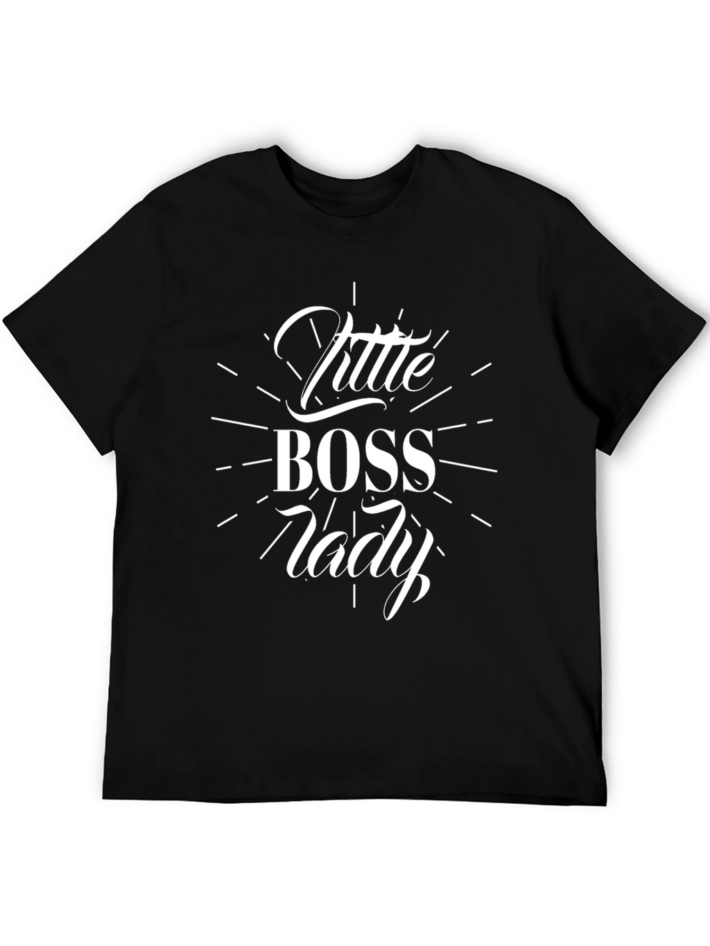 Little Boss Lady Black T-Shirt