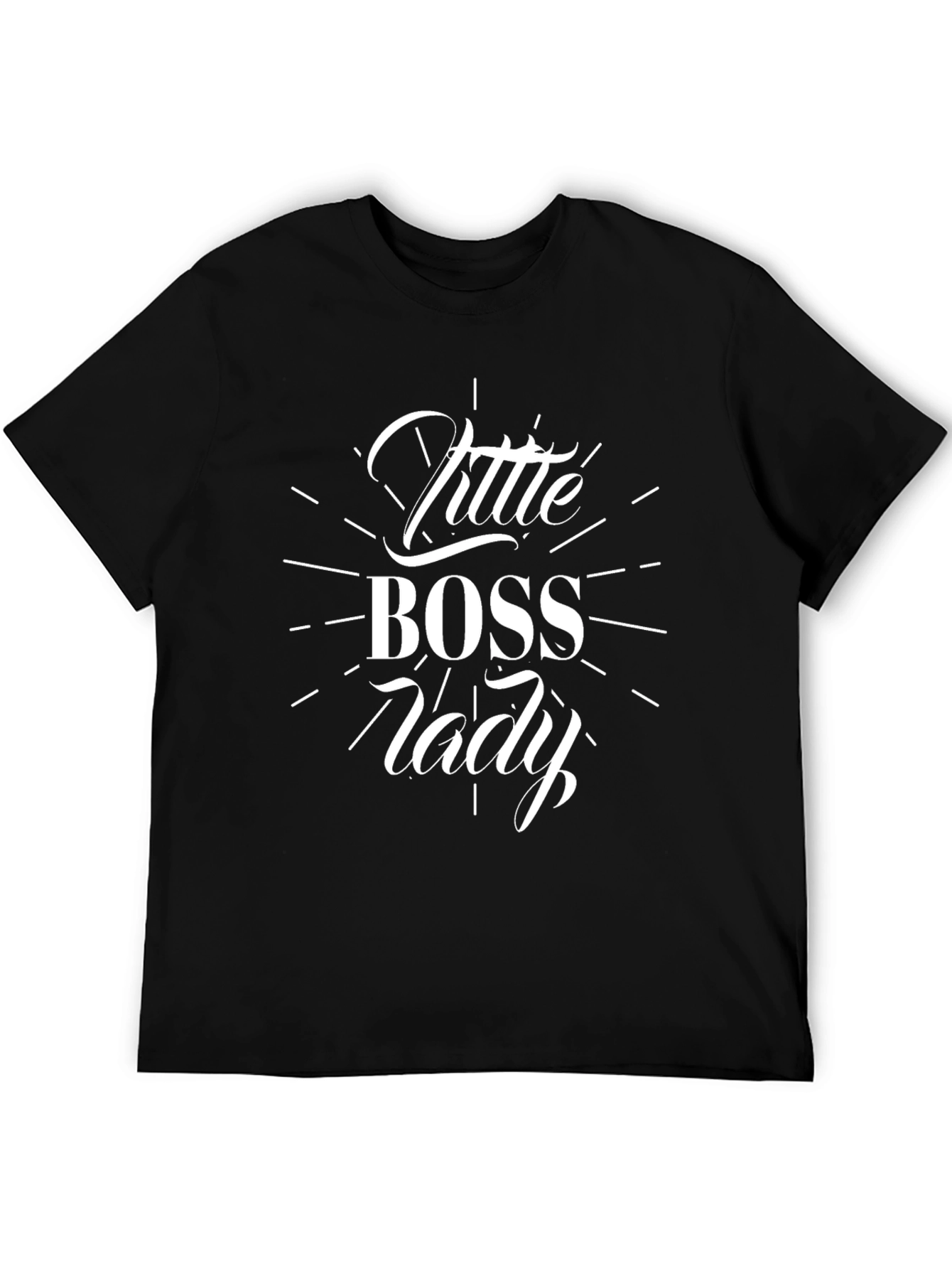 Little Boss Lady Black T-Shirt