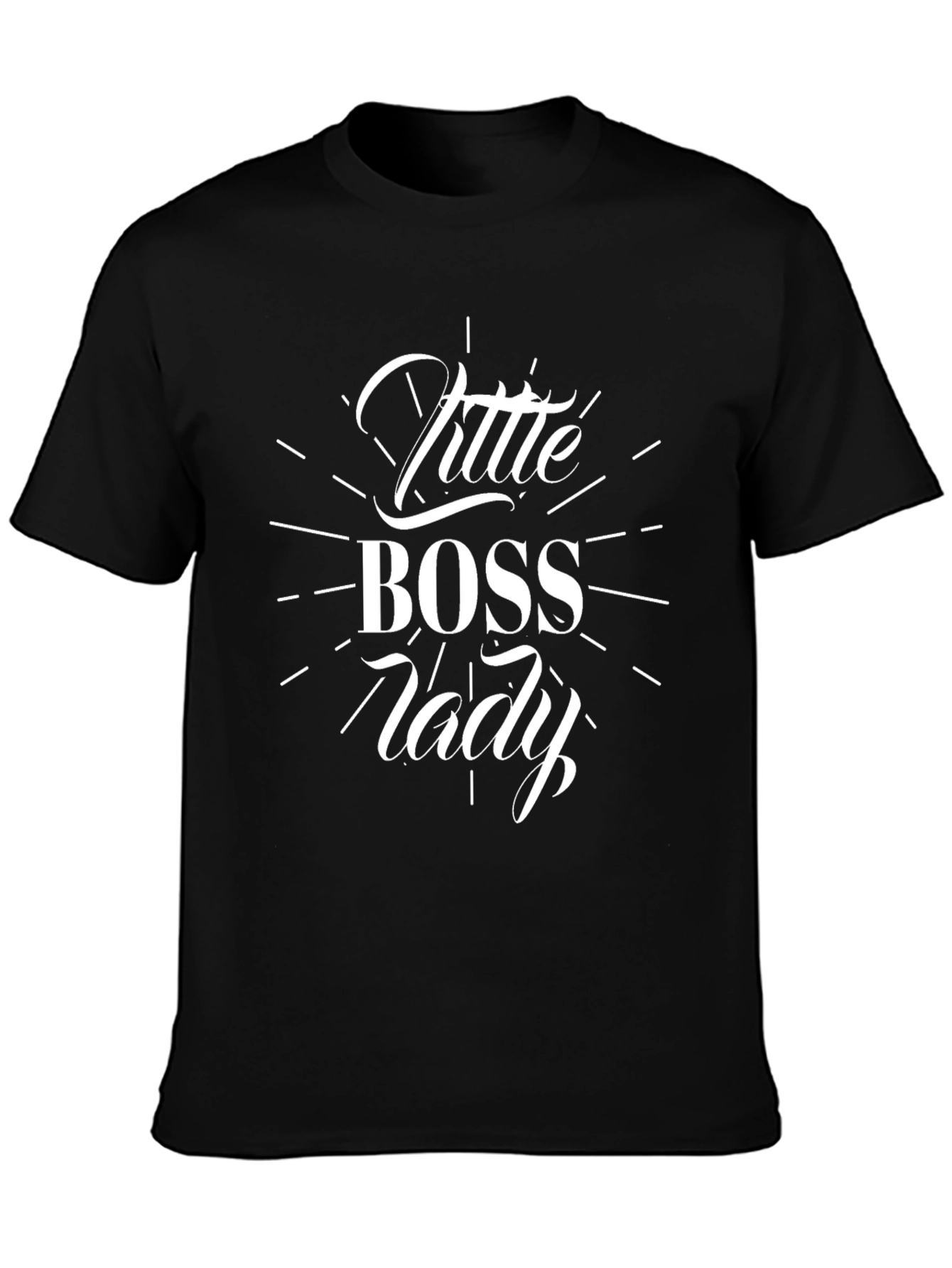 Little Boss Lady Black T-Shirt