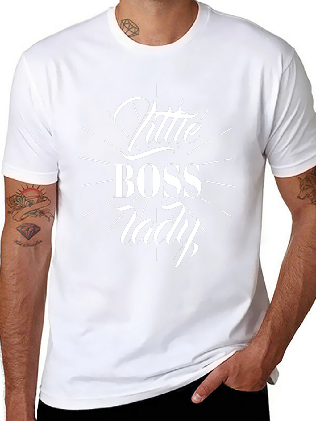 Little Boss Lady Black T-Shirt