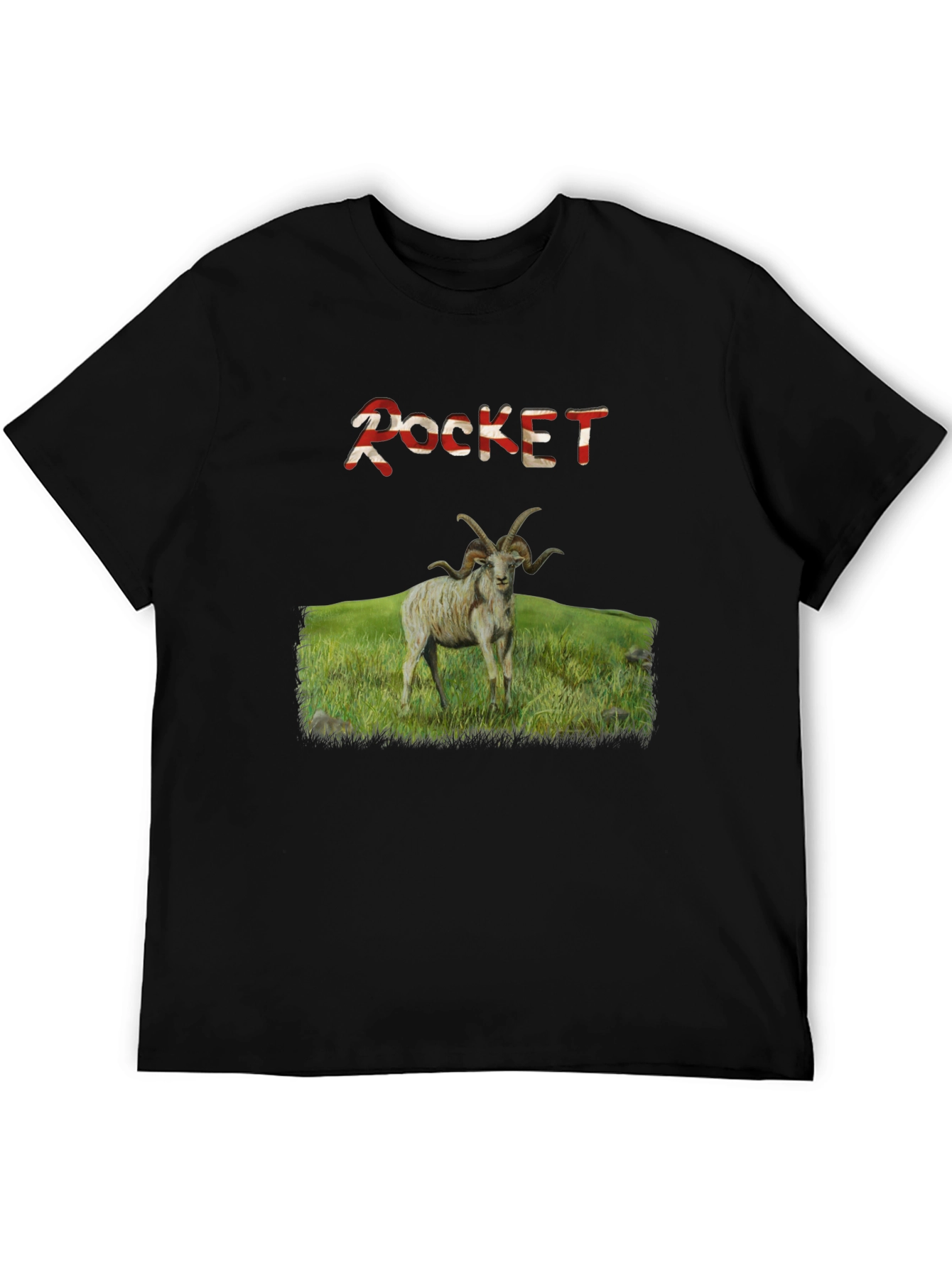 Rocket Ram Graphic T-Shirt - Premium Cotton Blend