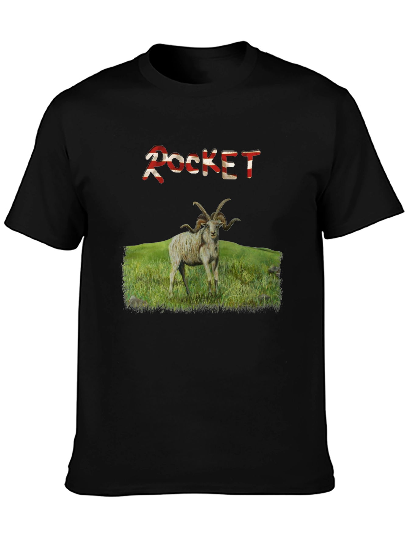 Rocket Ram Graphic T-Shirt - Premium Cotton Blend